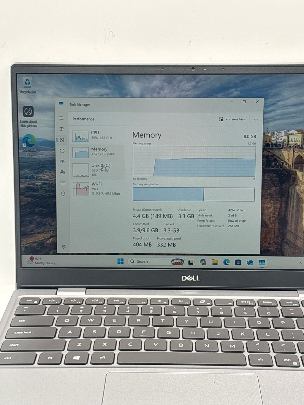 Dell Latitude 3320 13.3" Intel Core i5-1135G7 8GB RAM 256GB SSD Black - Used