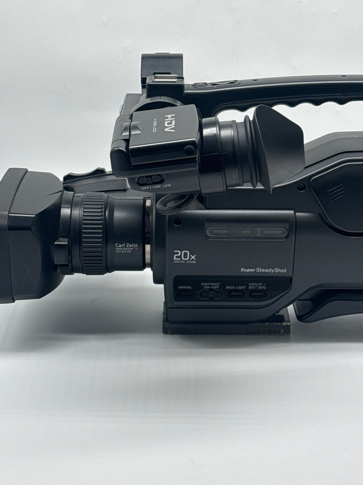 Sony HVR-HD1000U Shoulder-Mount HDV 1080i Camcorder 10x Zoom w/ Mic - For Parts