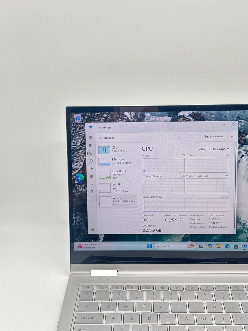 Samsung Notebook 7 NP730QCJ i7-10510U 12GB RAM 512GB SSD Silver