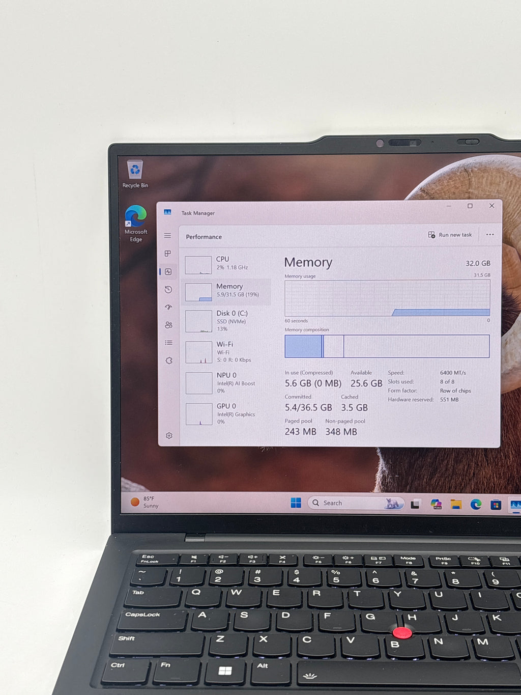 Lenovo ThinkPad X1 Carbon Gen 12 Ultra 7 165U 32GB RAM 512GB SSD - Warranty
