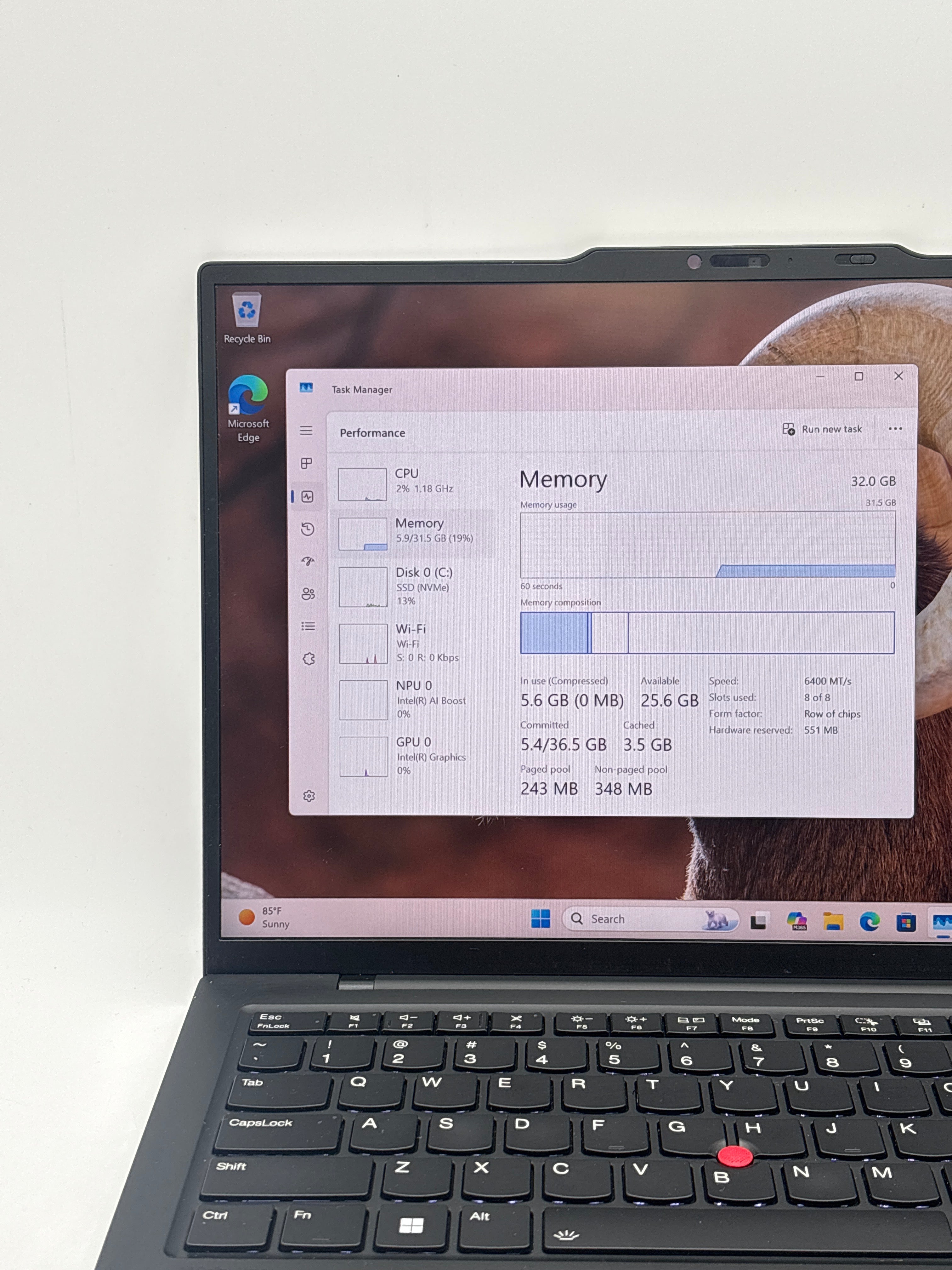 Lenovo ThinkPad X1 Carbon Gen 12 Ultra 7 165U 32GB RAM 512GB SSD - Warranty