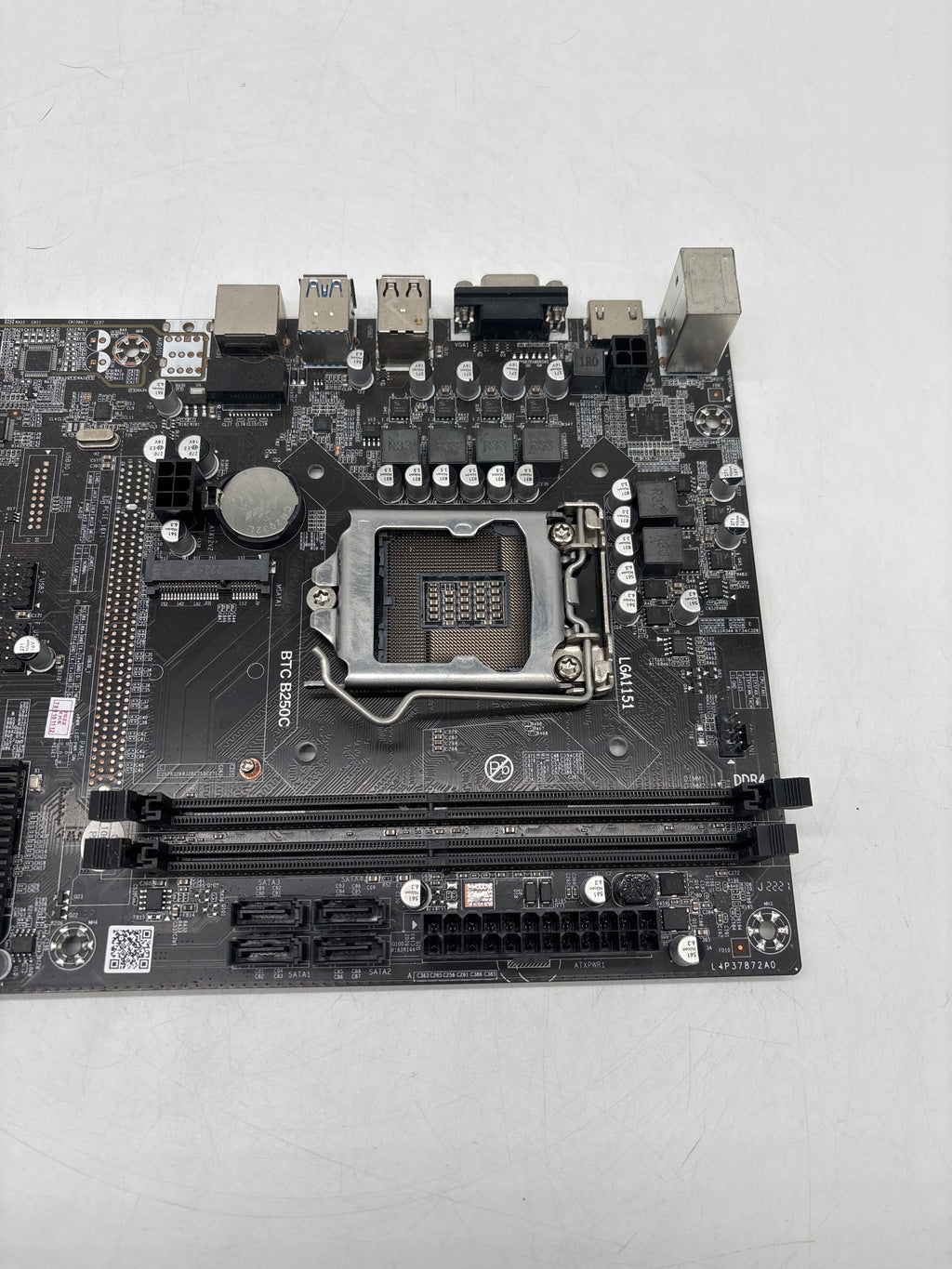 Lot of 2 BTC B250C 12 USB Mining Motherboard For LGA 1151 DDR4 - Used