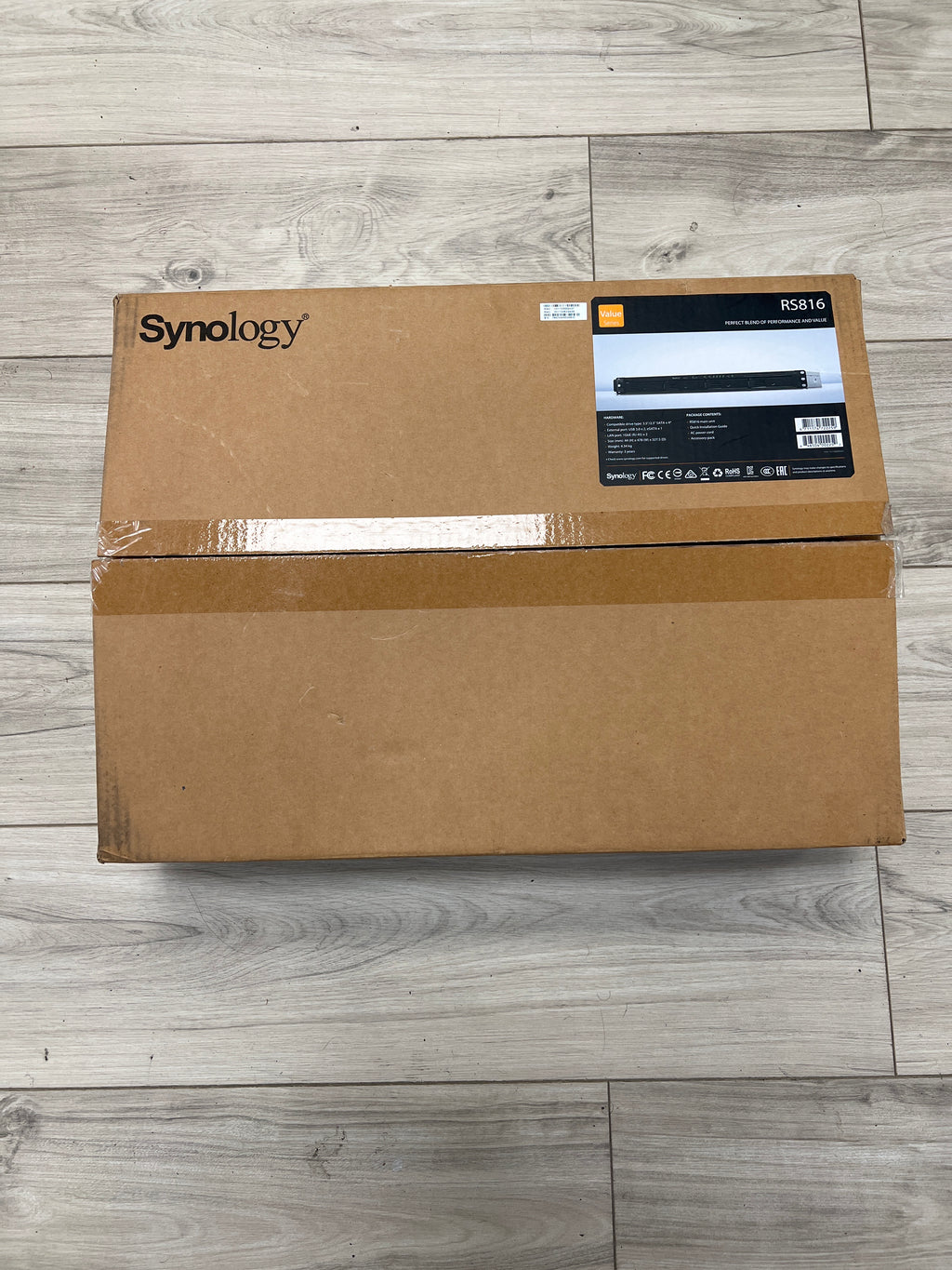 Synology RS816 4-Bay Internal Expansion Silver USB 3.0 New Open Box