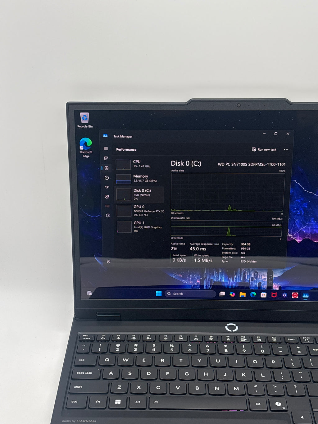 Lenovo Legion 5i 15IRX10 i7-14700HX 16GB RAM 1TB SSD RTX 5060 - Open Box