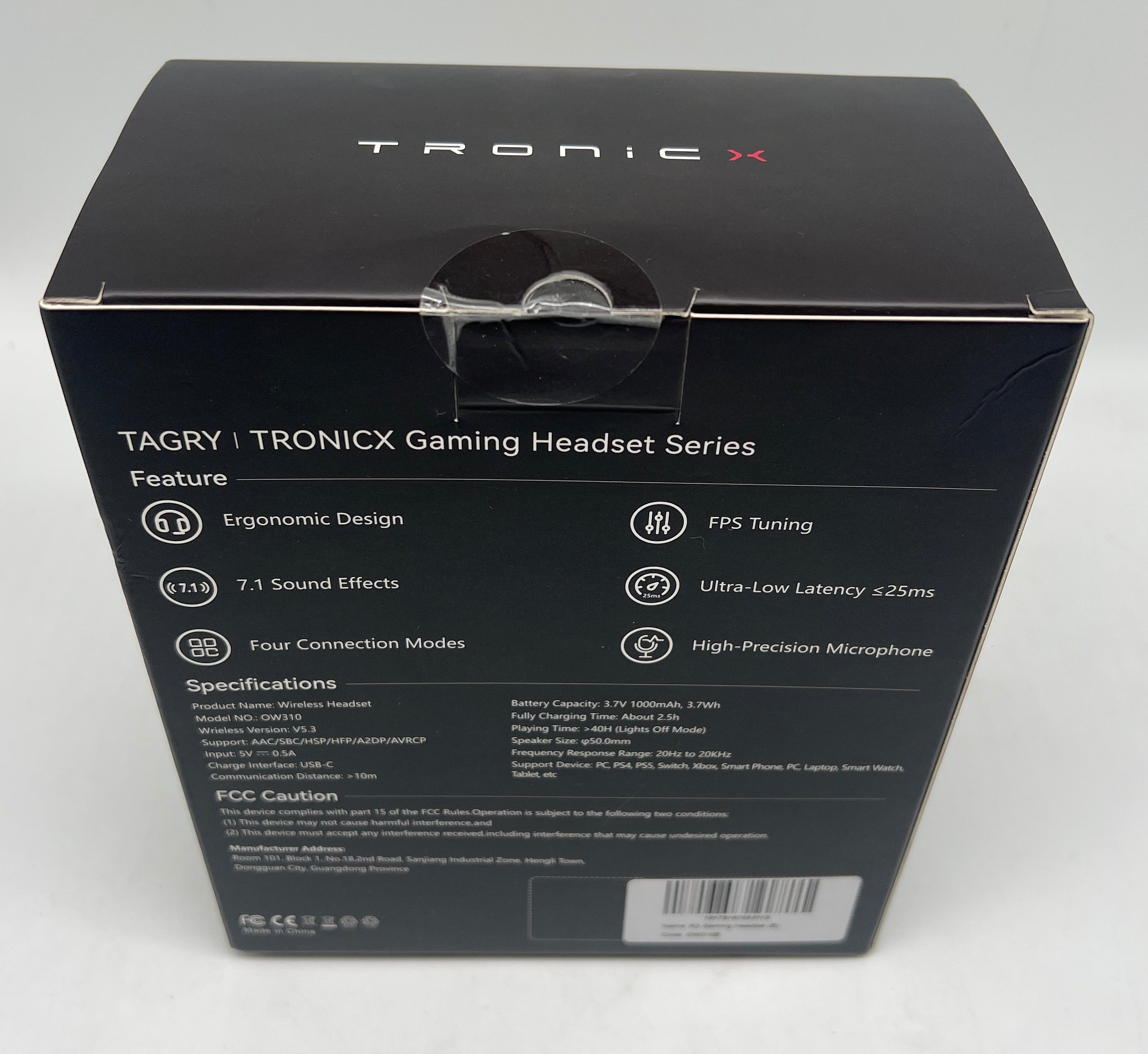 Tagry Tronicx K3 Wireless Gaming Headset - New In Box