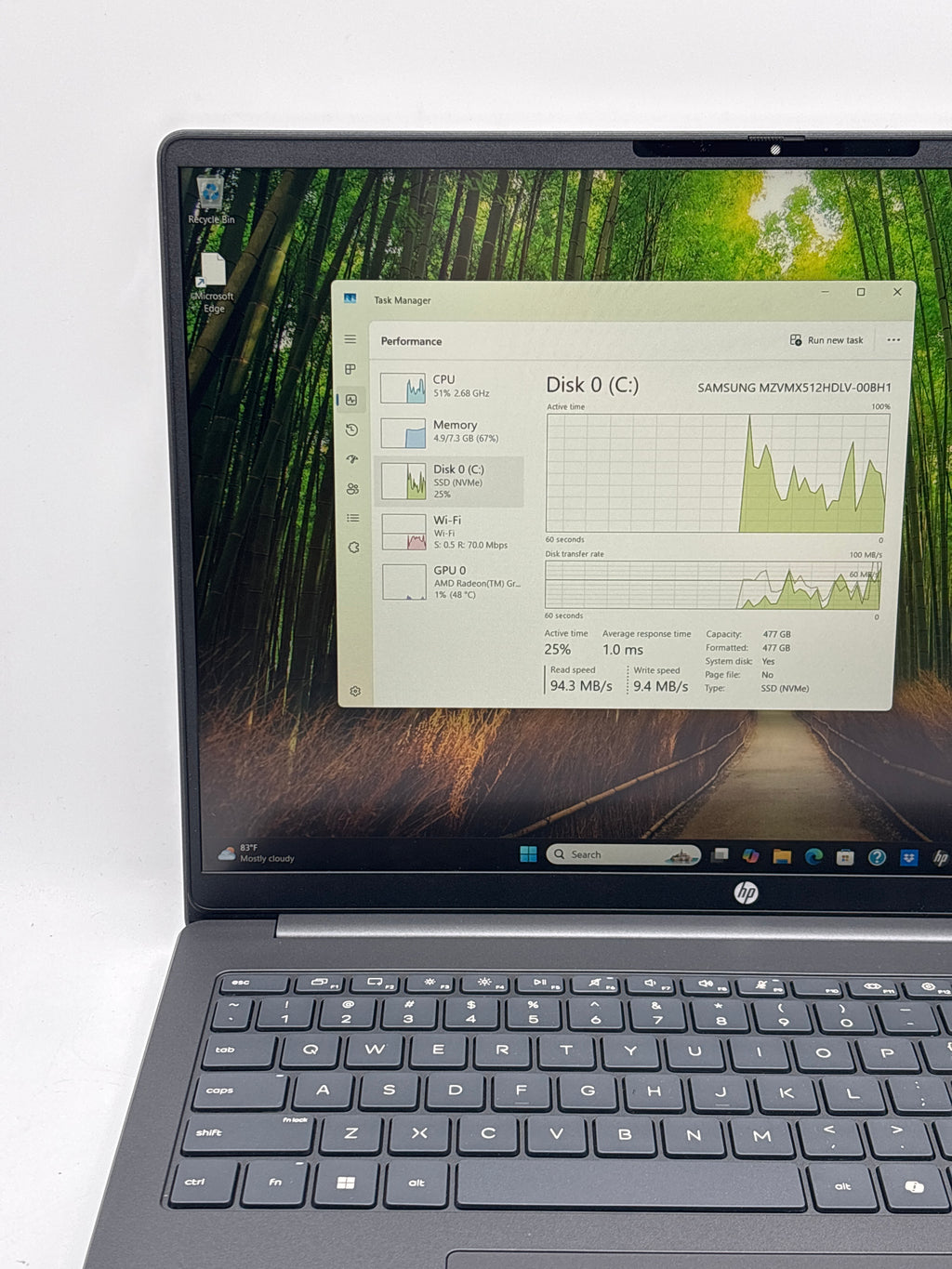 HP OmniBook 3 16-by0299nr 16" AMD Ryzen 3 8GB RAM 512GB SSD Black - Open Box