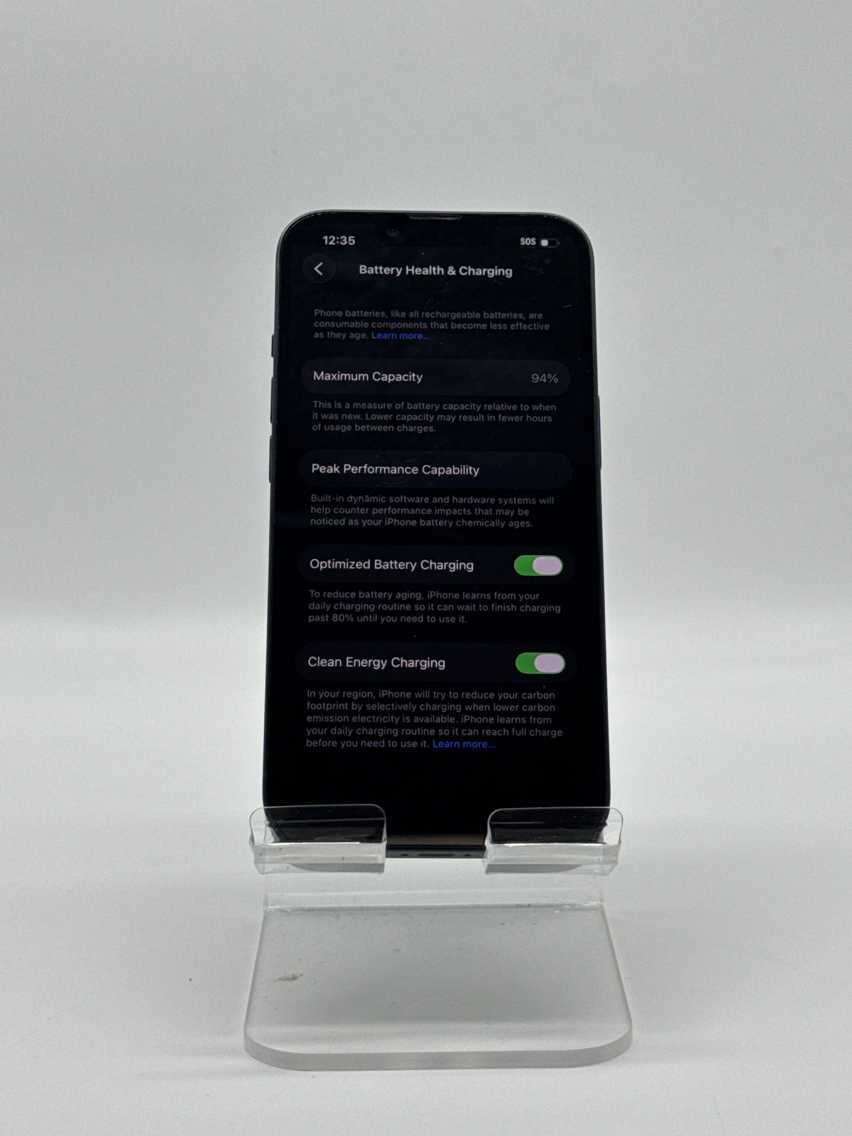 Apple iPhone 13 128GB Midnight Unlocked 5G Battery 94% - Used