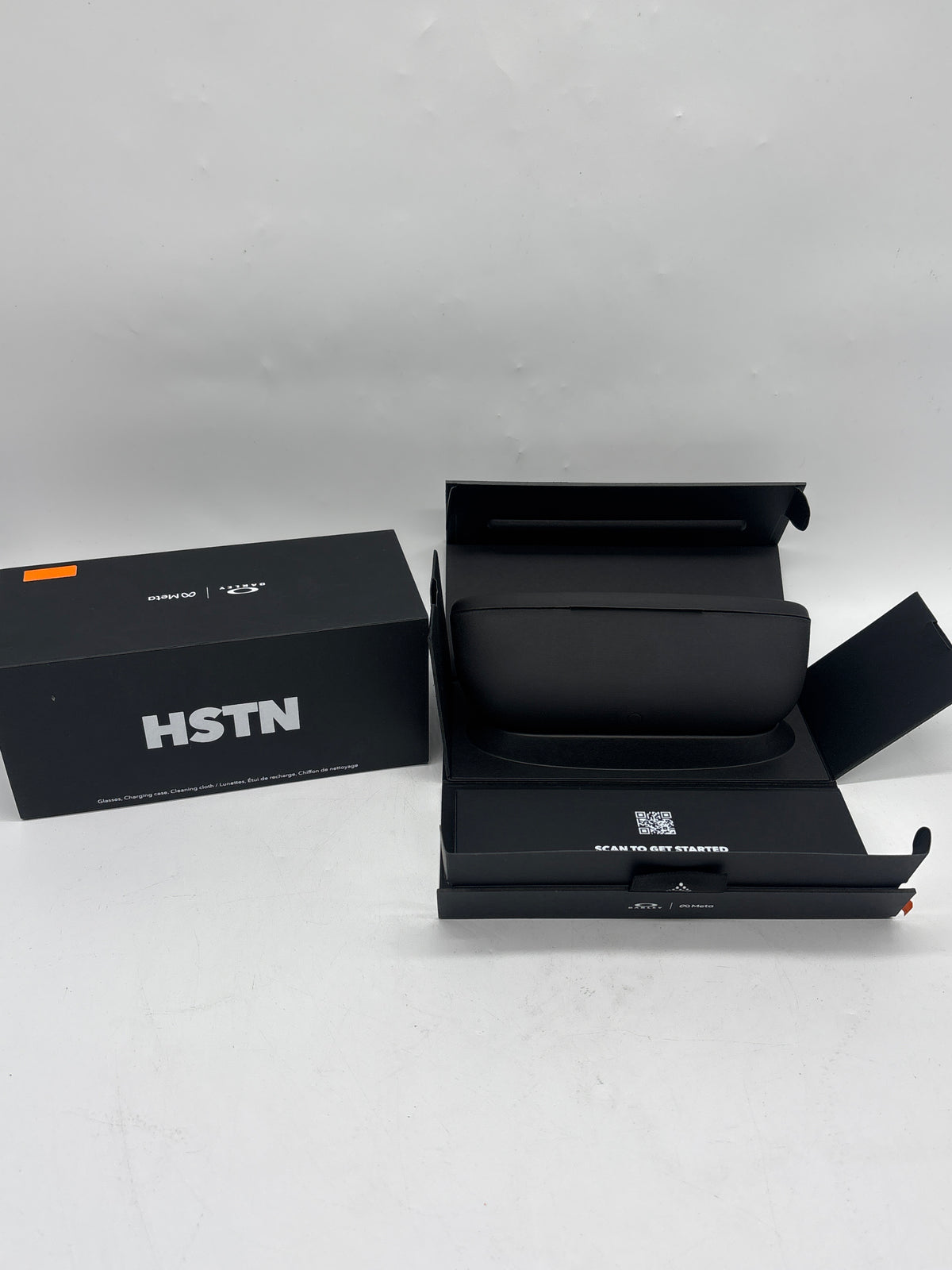 Oakley Meta HSTN Smart AI Glasses OW8002 Clear 32GB Wi-Fi 6E - New