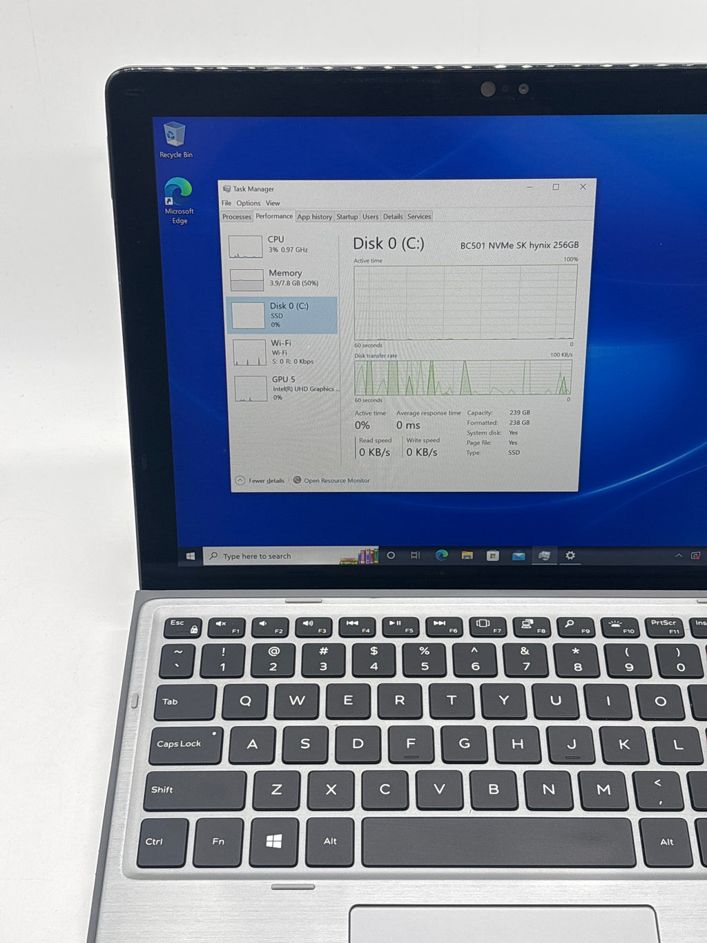 Dell Latitude 7200 2-in-1 i5-8365U 8GB RAM 256GB SSD