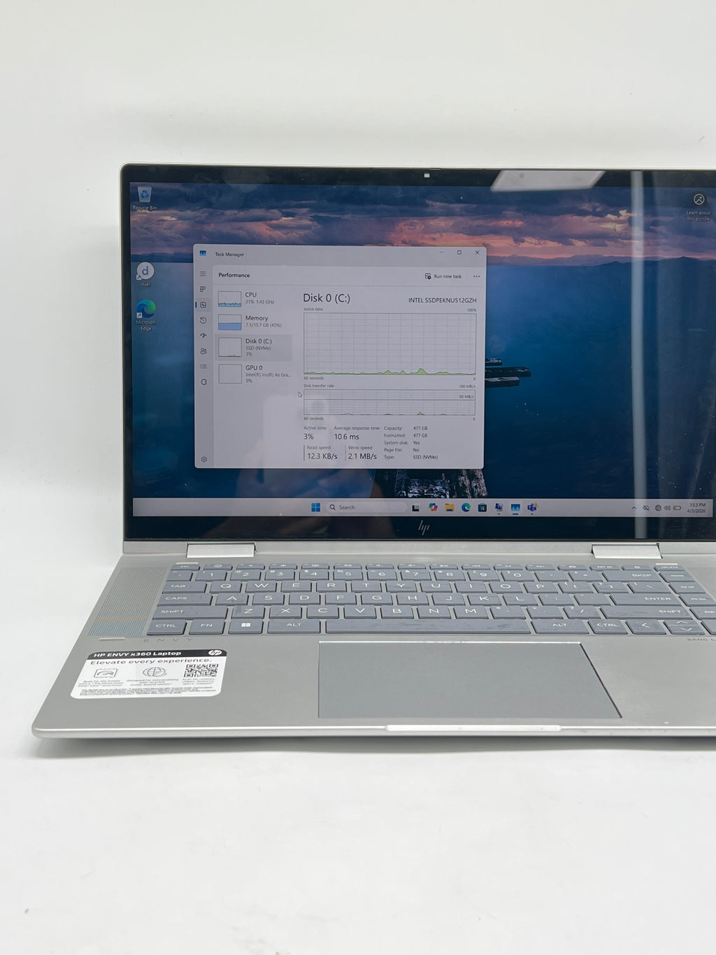 HP Envy x360 15-fe0053dx i7-1355U 16GB RAM 512GB SSD - Used