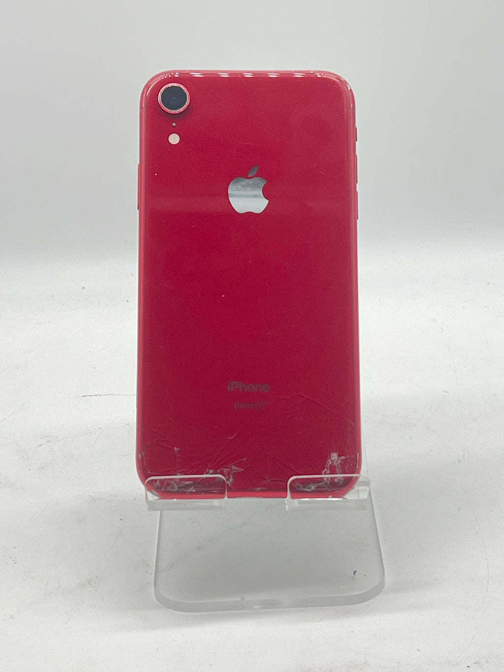 Apple iPhone XR 64 GB Unlocked Red - For Parts (No display, Cracked back)