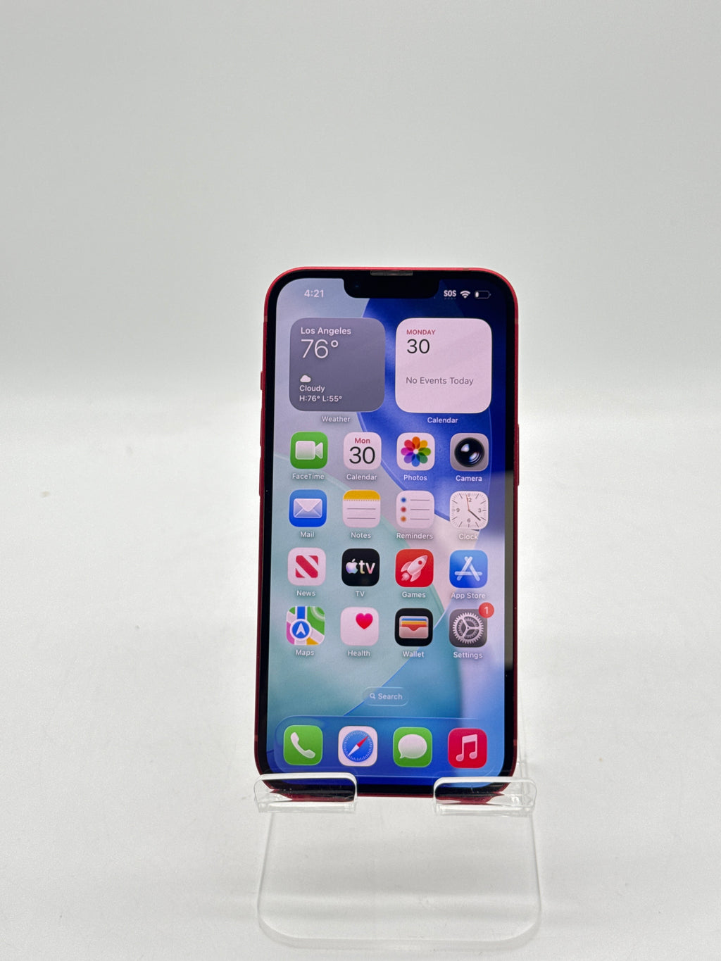Apple iPhone 13 128GB Product Red - For Parts (broken Back)