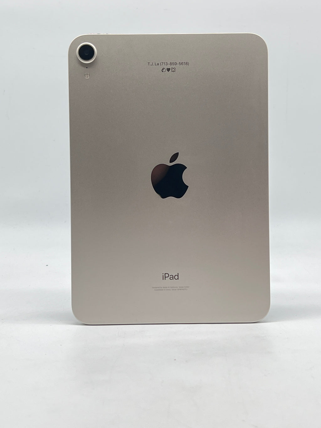 Apple iPad mini 6th Gen A2569 256GB Wi-Fi w/ Apple Pencil - Engraved