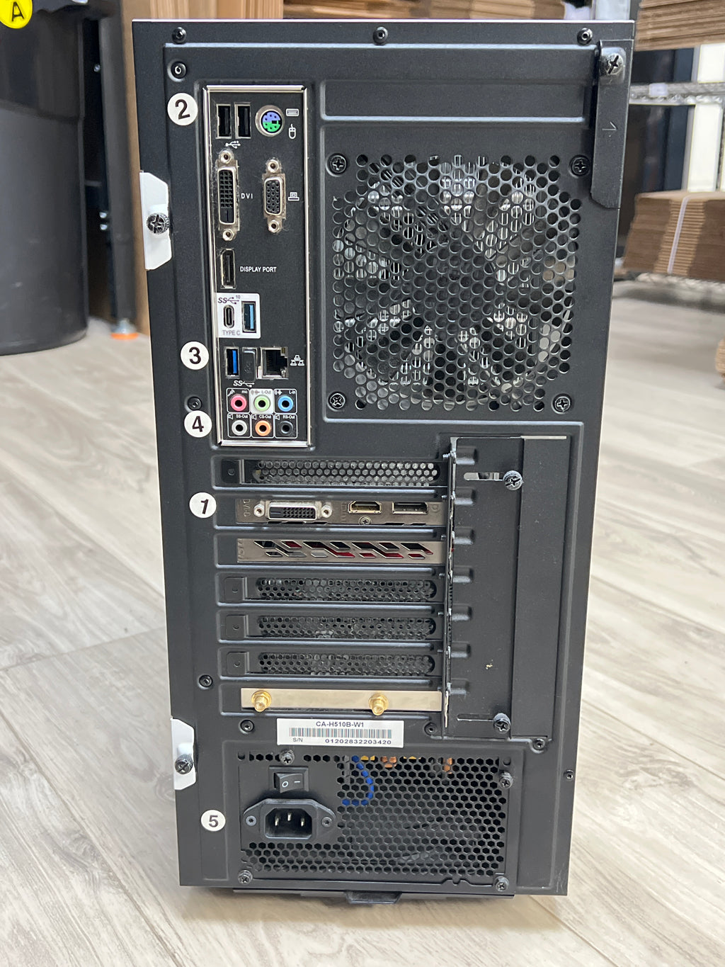 Custom PC i3-9100F 16GB RAM 512GB SSD GTX 1050 Ti - Used