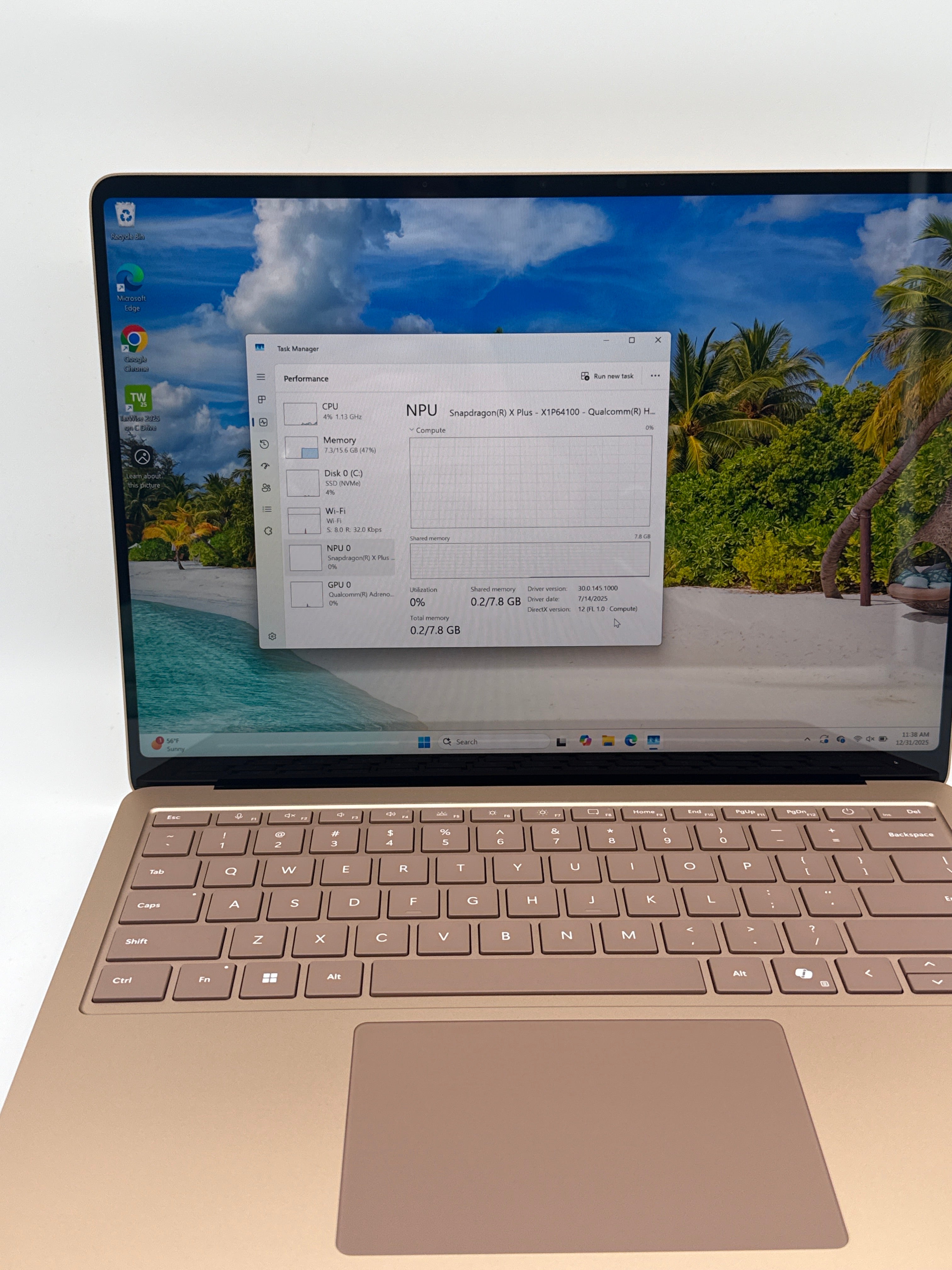 Microsoft Surface Laptop 7 2036 Snapdragon X 3.4GHz 16GB RAM 512GB SSD