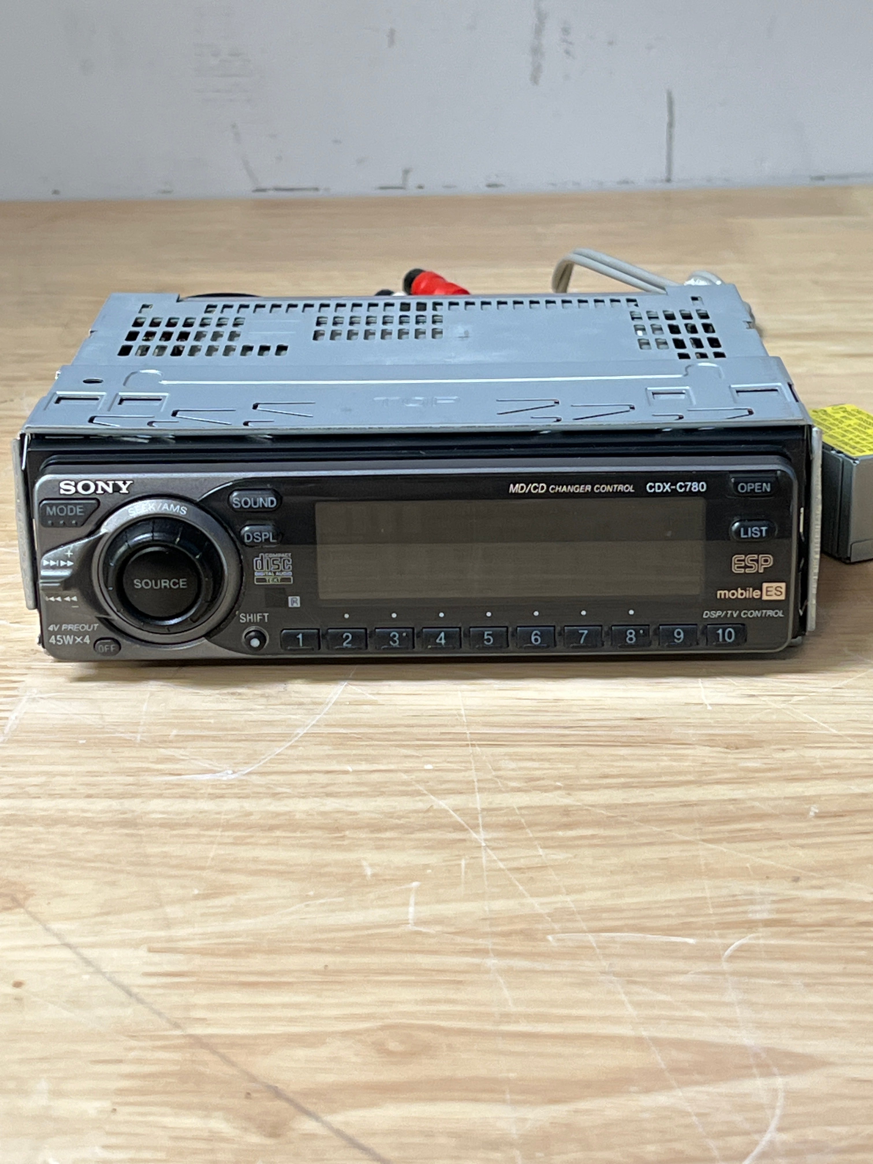 Sony CDX-C780 Compact Disk Player  - Used with Box