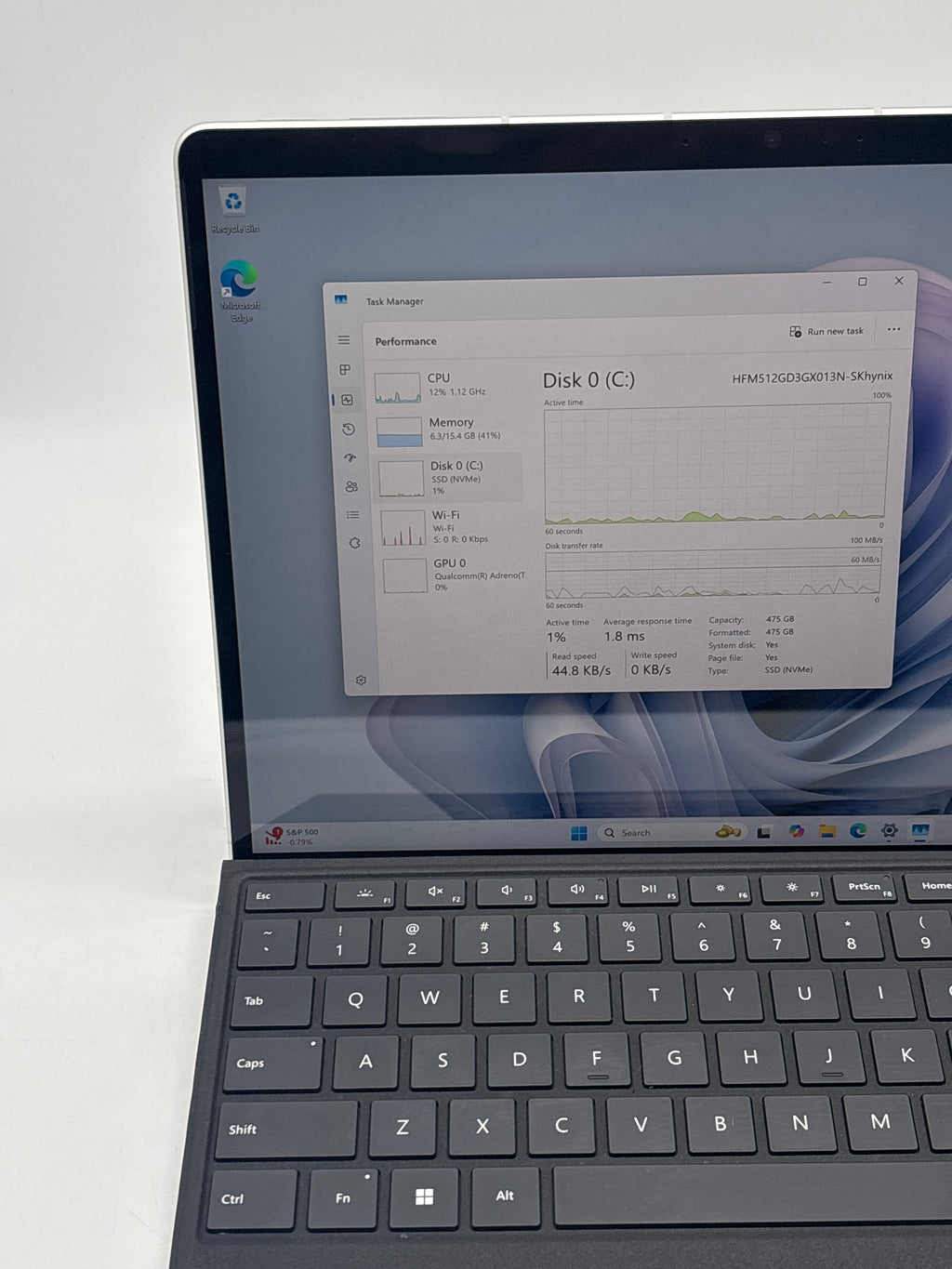 Microsoft Surface Pro 9 1997 SQ3 16GB RAM 512GB SSD