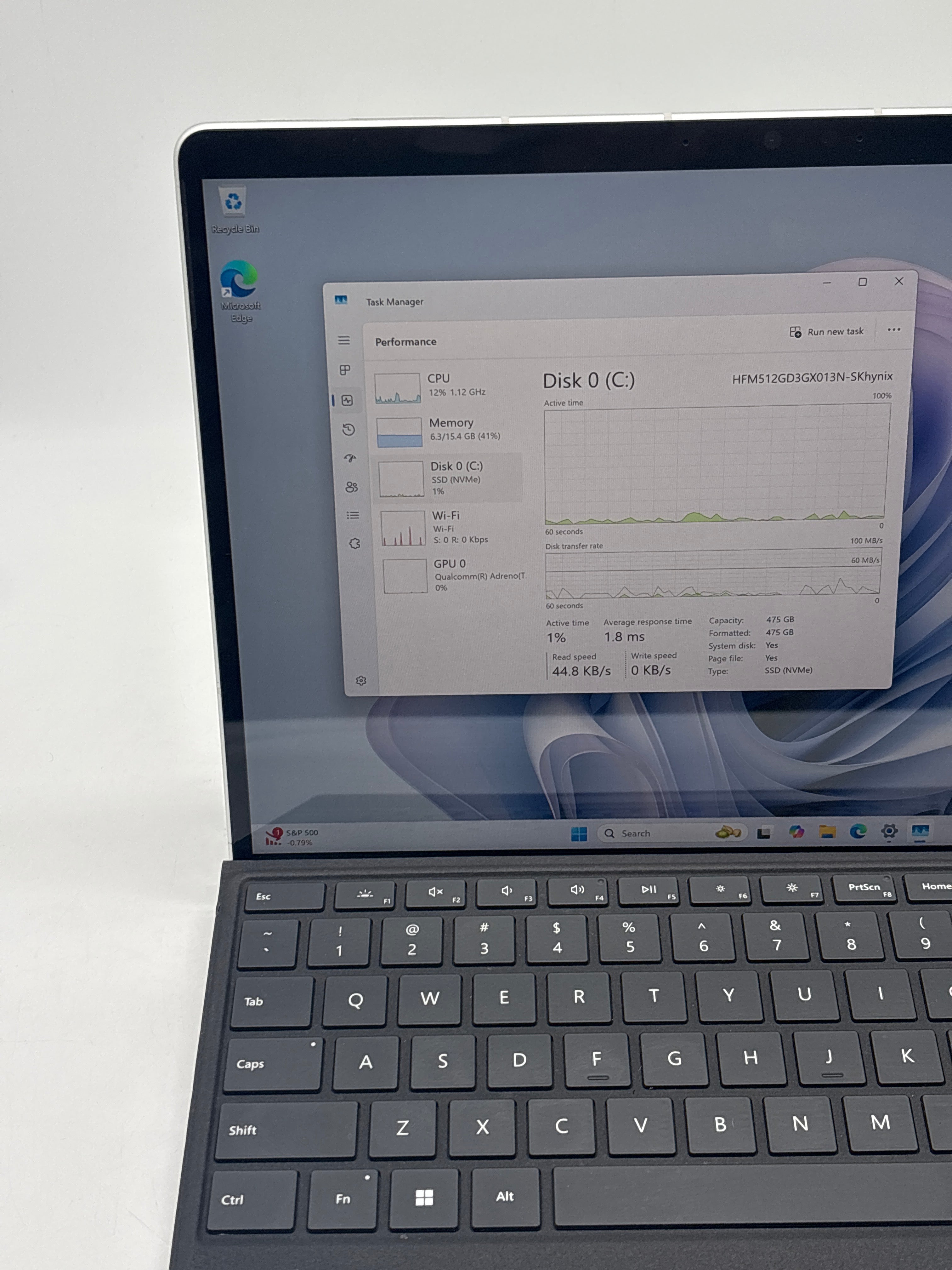 Microsoft Surface Pro 9 1997 SQ3 16GB RAM 512GB SSD