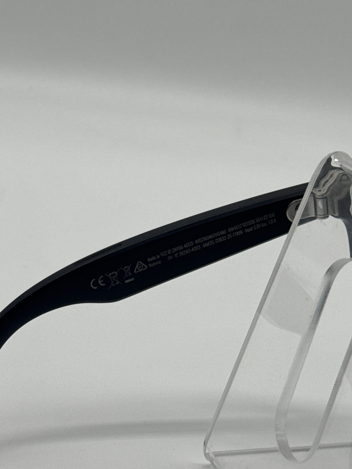 Ray-Ban Meta Wayfarer RW4012 Gen 2 Matte Black Smart Glasses - Used