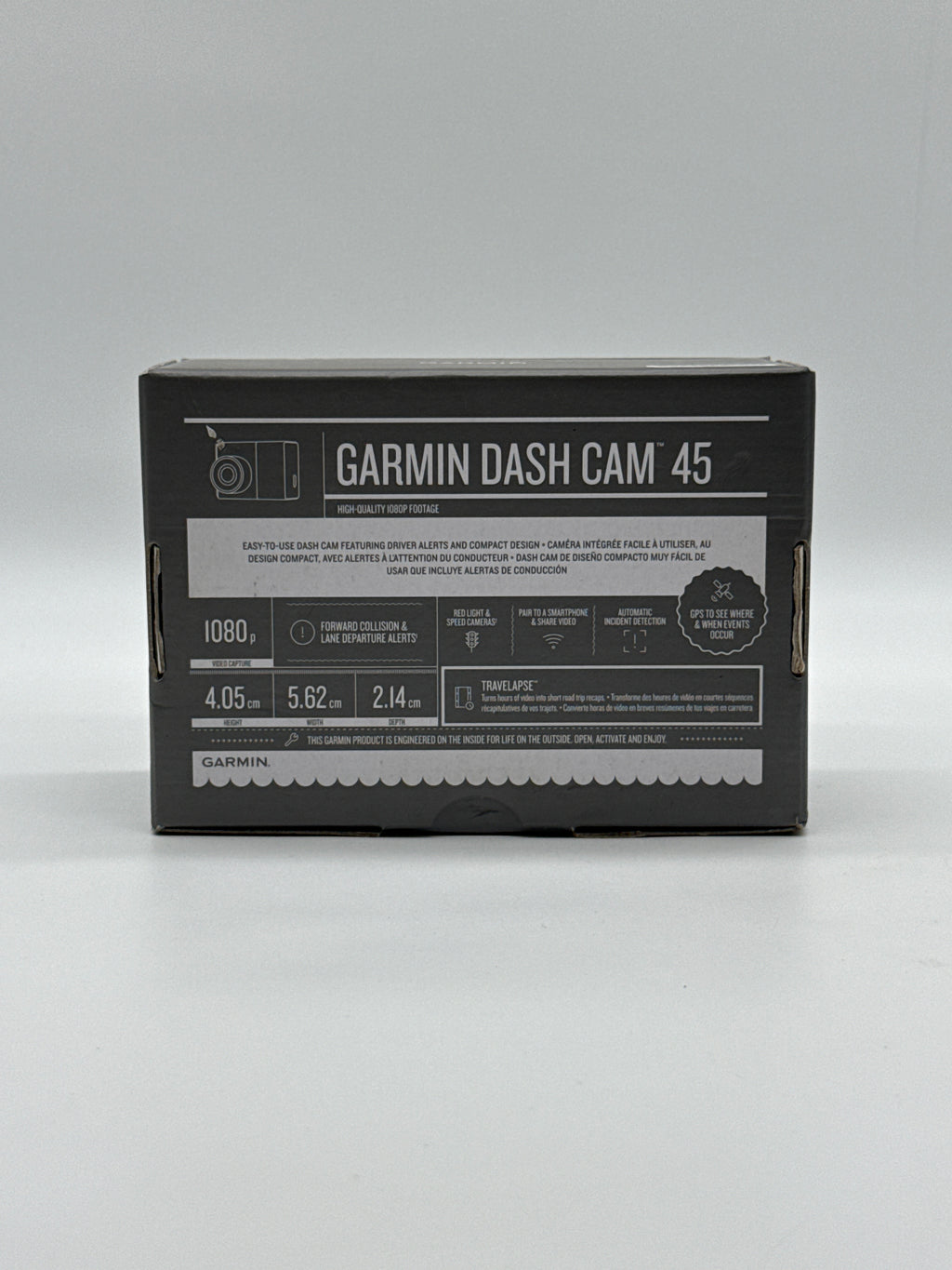 Garmin Dash Cam 45 1080p HD GPS Car Camera Wi-Fi  - New in Box