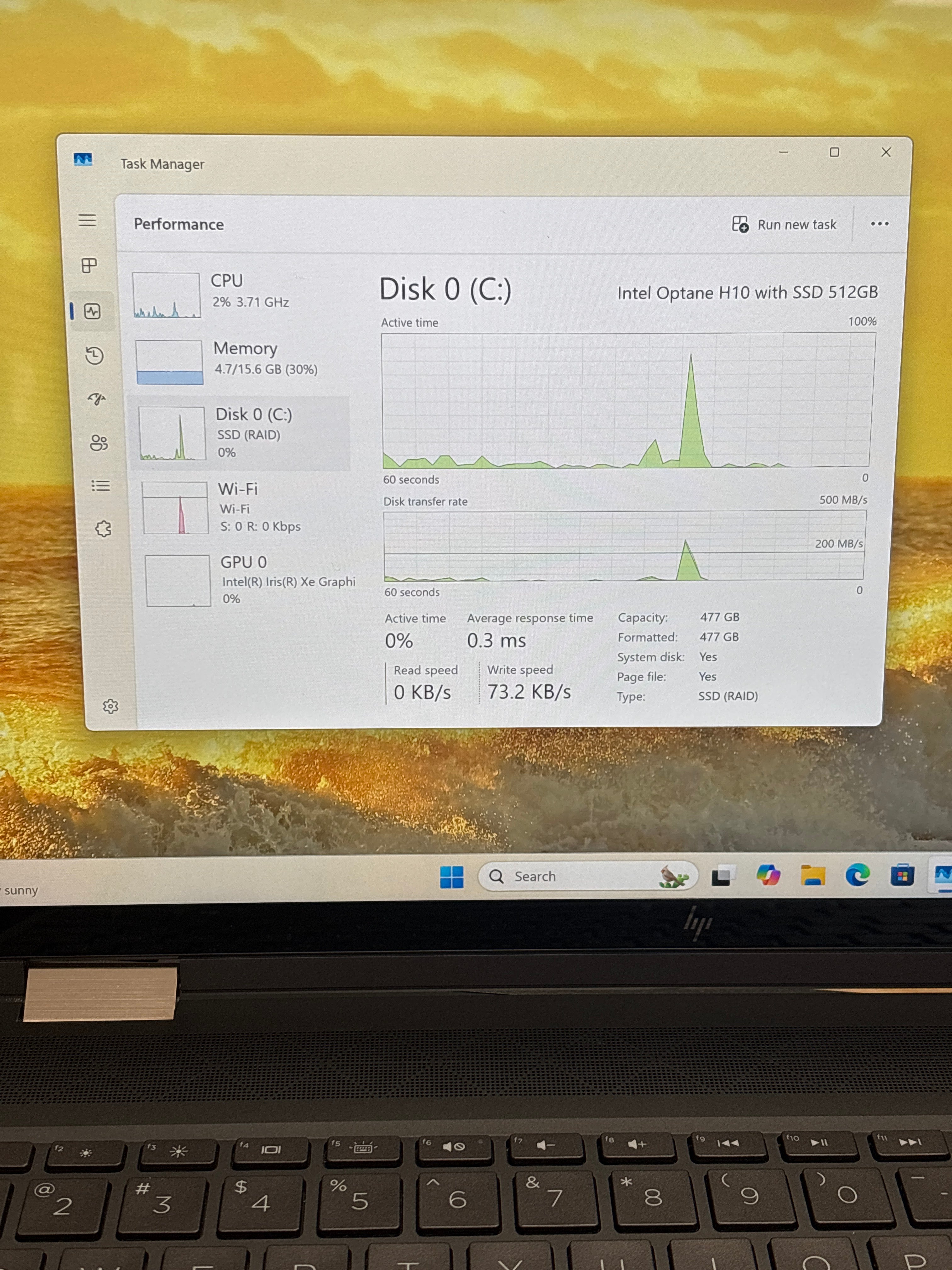 HP Spectre X360 15-eb1043dx i7-1165G7 16GB RAM 512GB SSD - For Parts (No Battery)