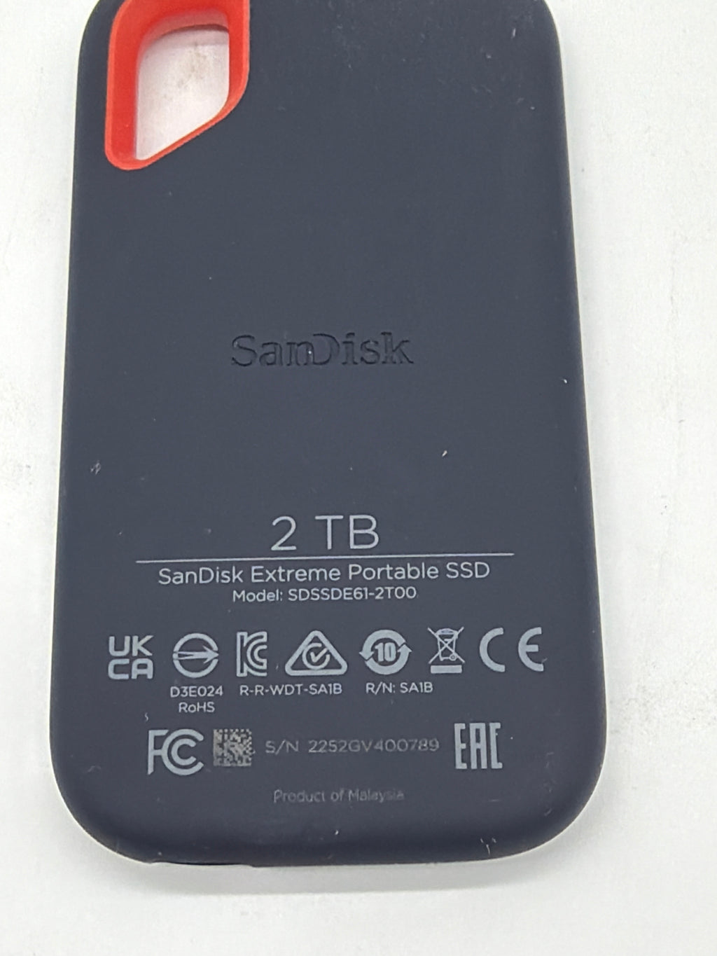 SanDisk 2TB, External,2.5 inch (SDSSDE61-2T00-G25) Solid State Drive