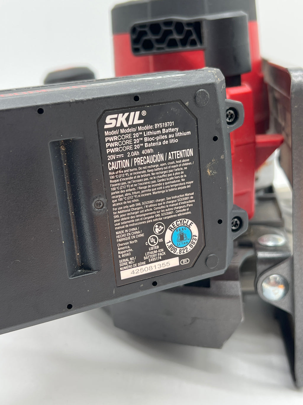 SKIL PWRCORE 20 CR540601 6-1/2 in 20V Only - Tested