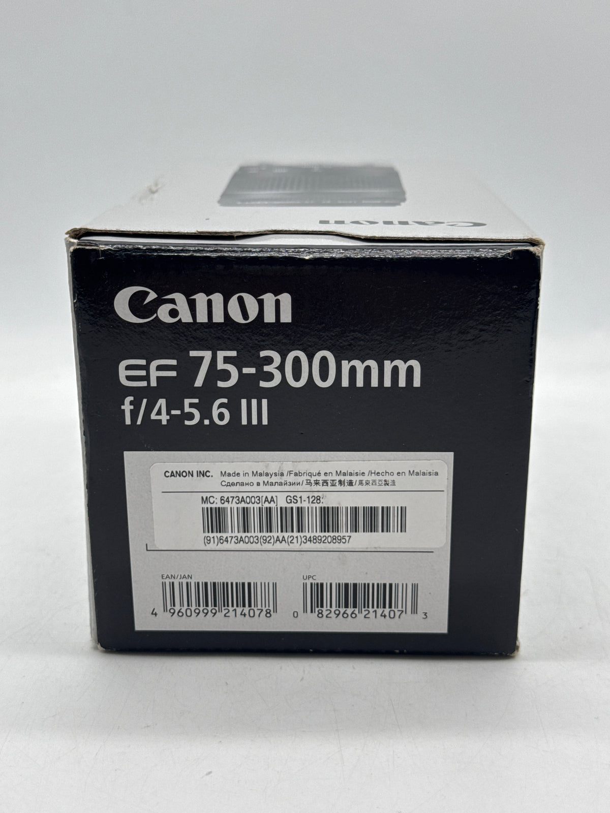 Canon EF 75-300mm f/4-5.6 III Lens Canon EF Mount - Used