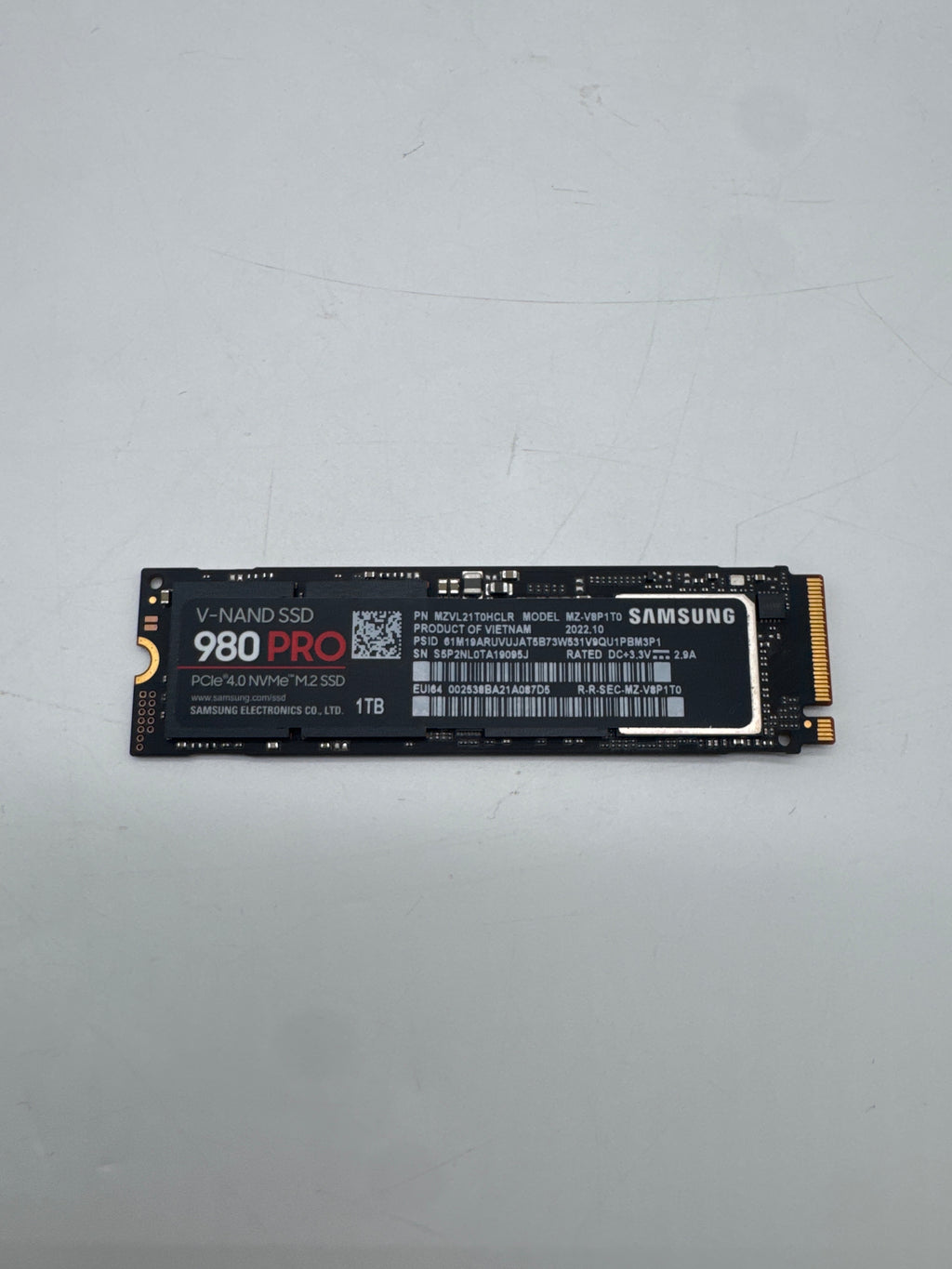 Samsung 980 PRO 1TB M.2 2280 NVMe PCIe 4.0 Internal SSD Black