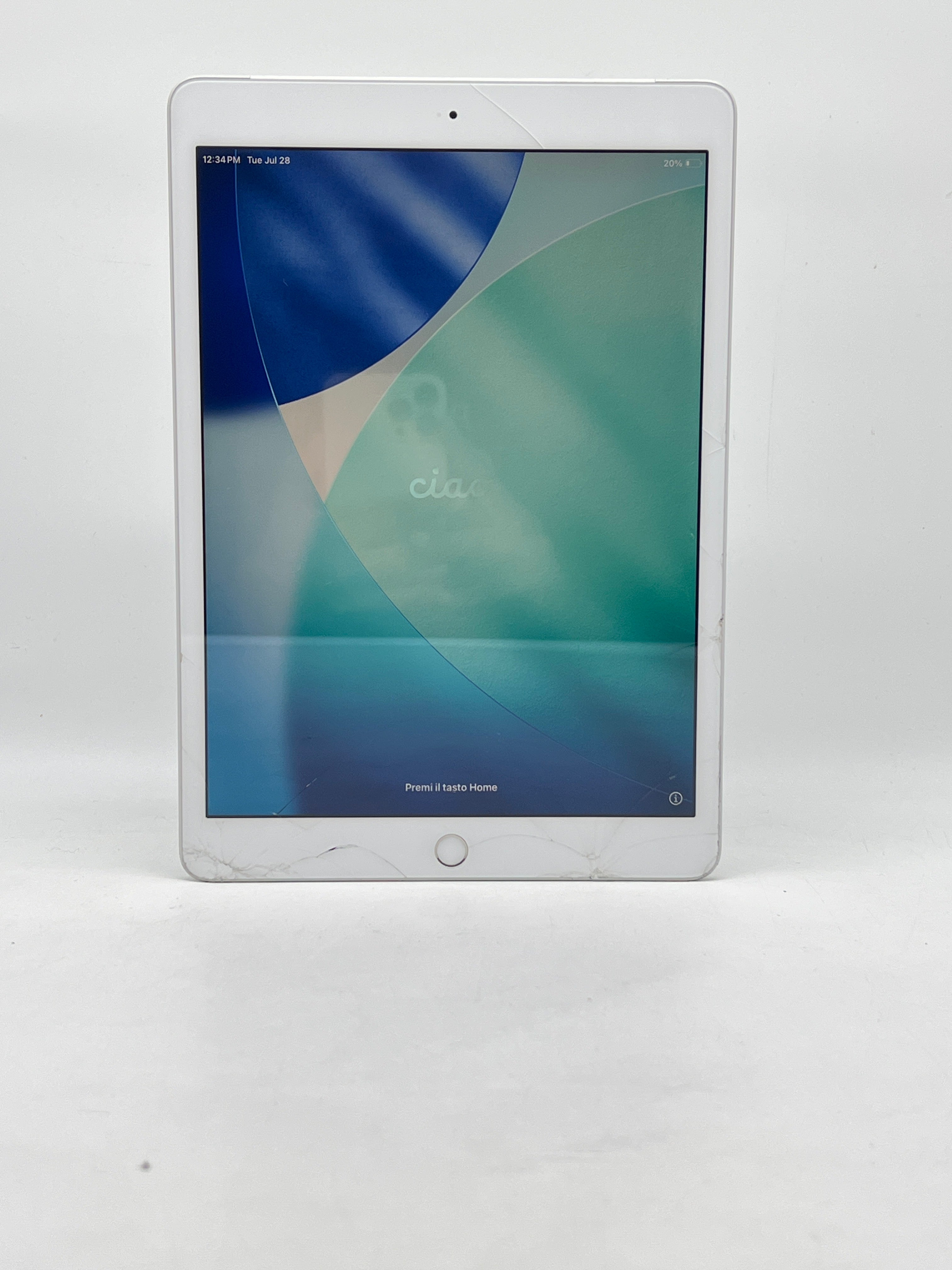 Apple iPad 8th Gen A2429 32GB Wi-Fi + Cellular White - READ