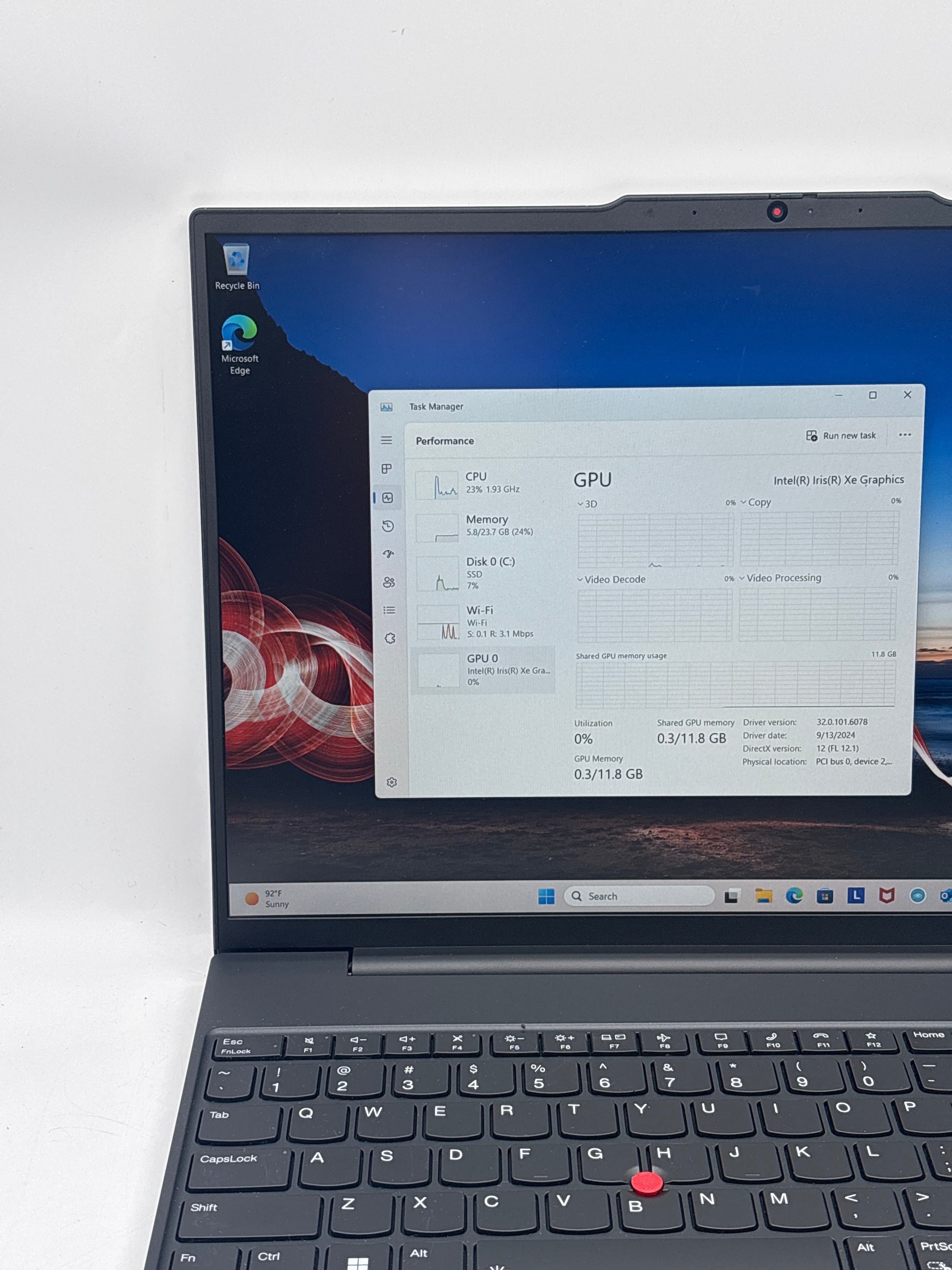 Lenovo ThinkPad E16 Gen 1 16" i7-1355U 24GB RAM 1TB SSD - Used