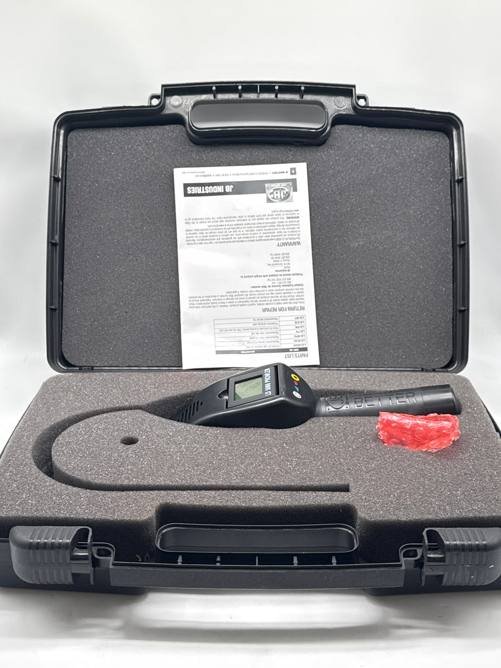 JB Industries LD-5000 Refrigerant Leak Detector Electrochemical Sensor - Used