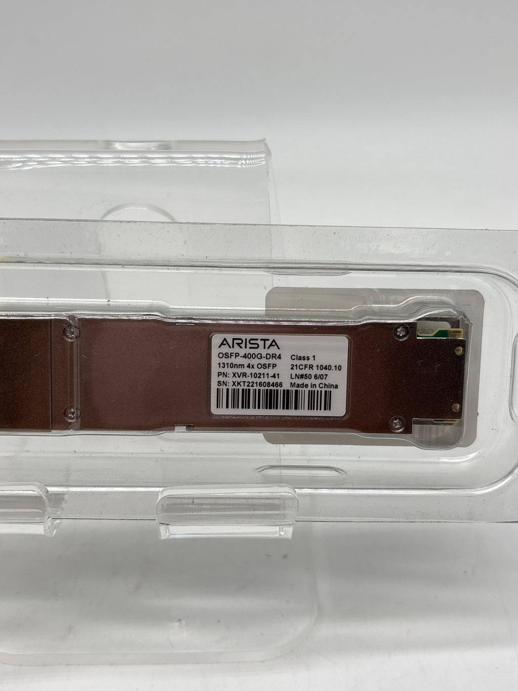 Arista OSFP-400G-DR4 SMF MPO/MTP-12 Transceiver - New In Box