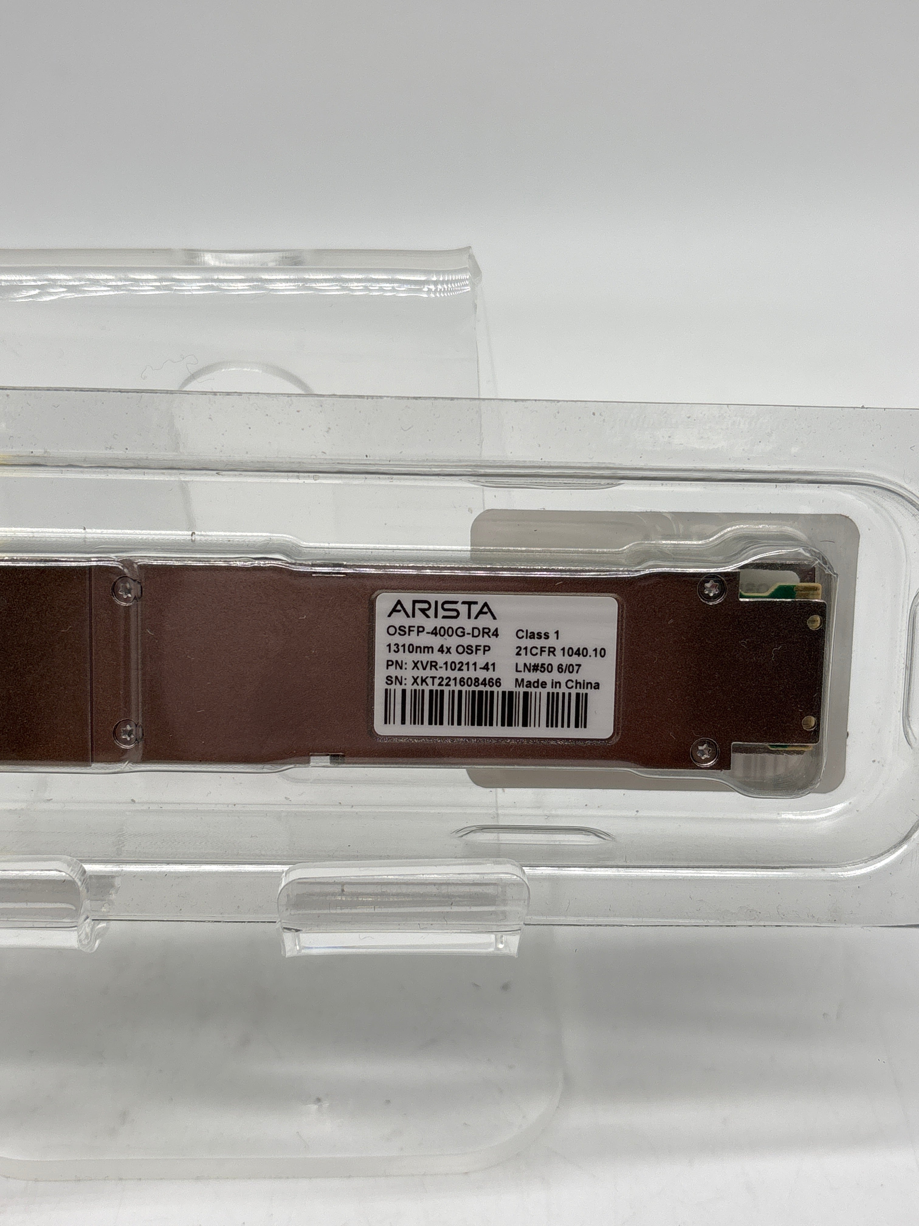 Arista OSFP-400G-DR4 SMF MPO/MTP-12 Transceiver - New In Box