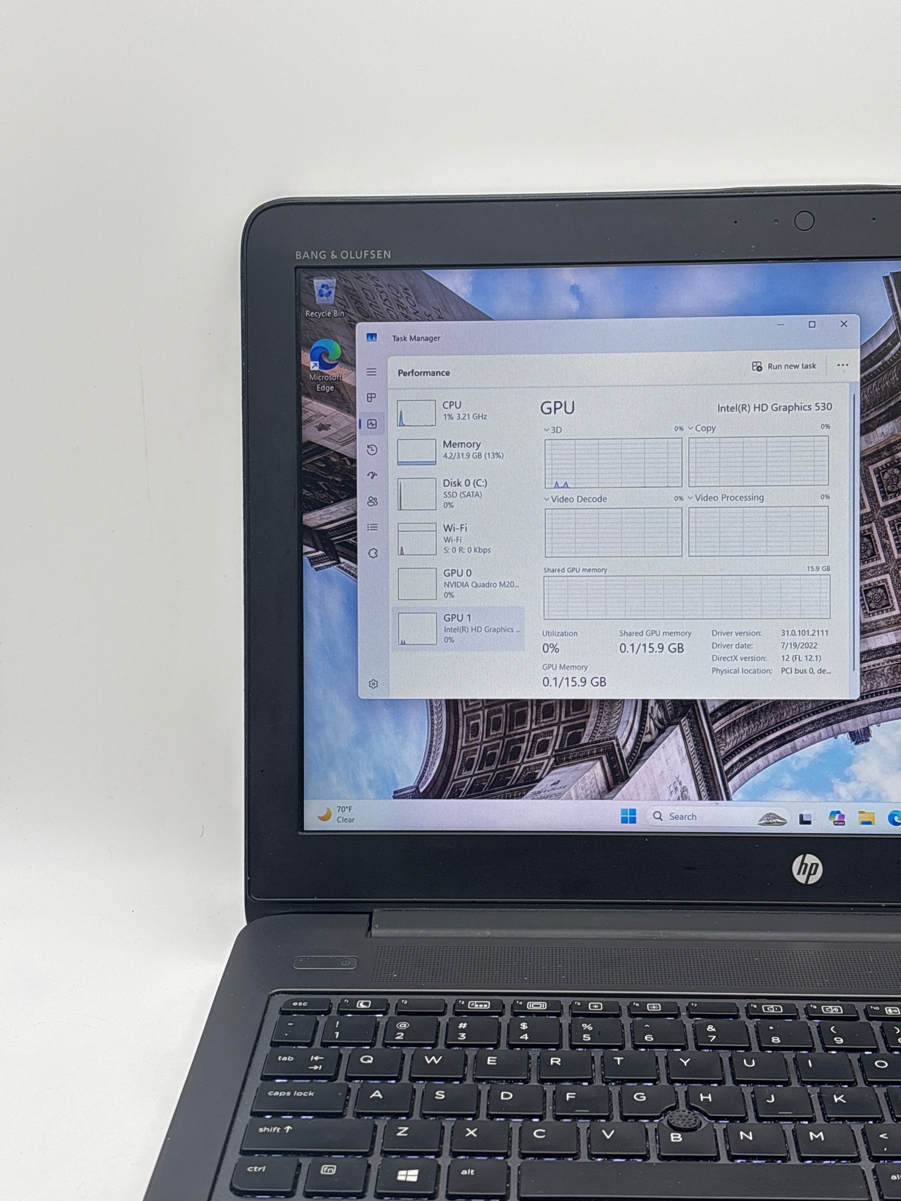 HP Zbook 15 G3 i7-6820HQ 32GB RAM 512GB SSD