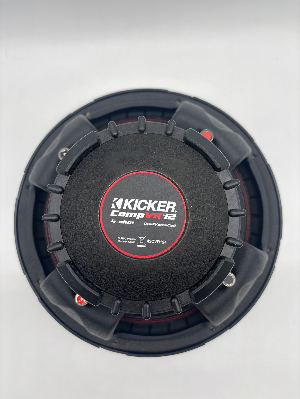 Kicker 43CVR124 CompVR 12 4-Ohm Car Audio Subwoofer Untested