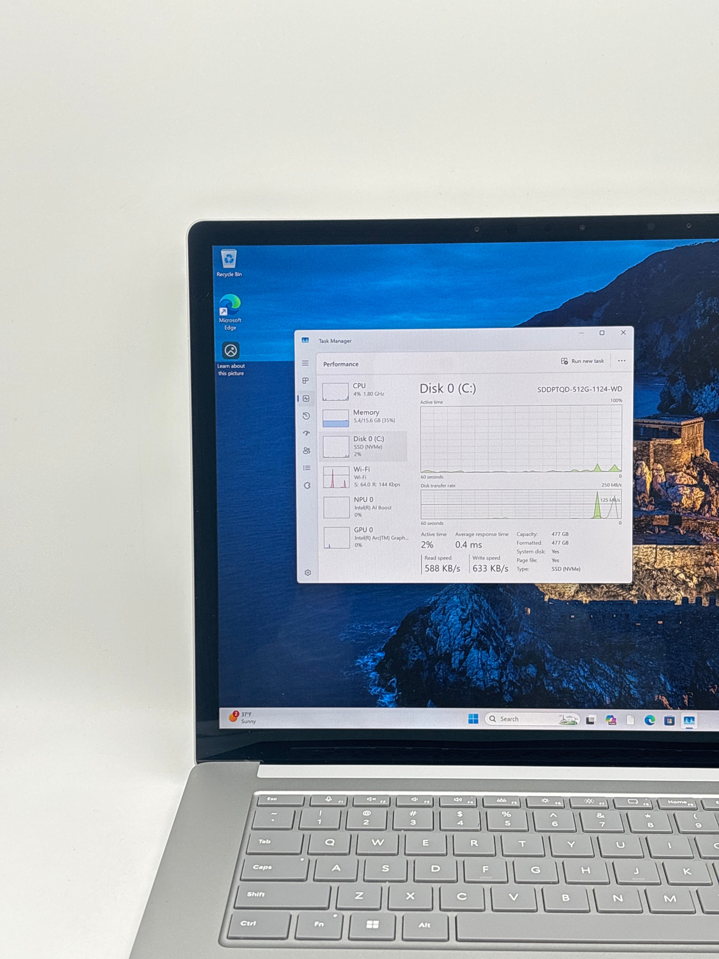 Microsoft Surface Laptop 6 Ultra 7 165H 16GB RAM 512GB SSD (Remotely Managed)