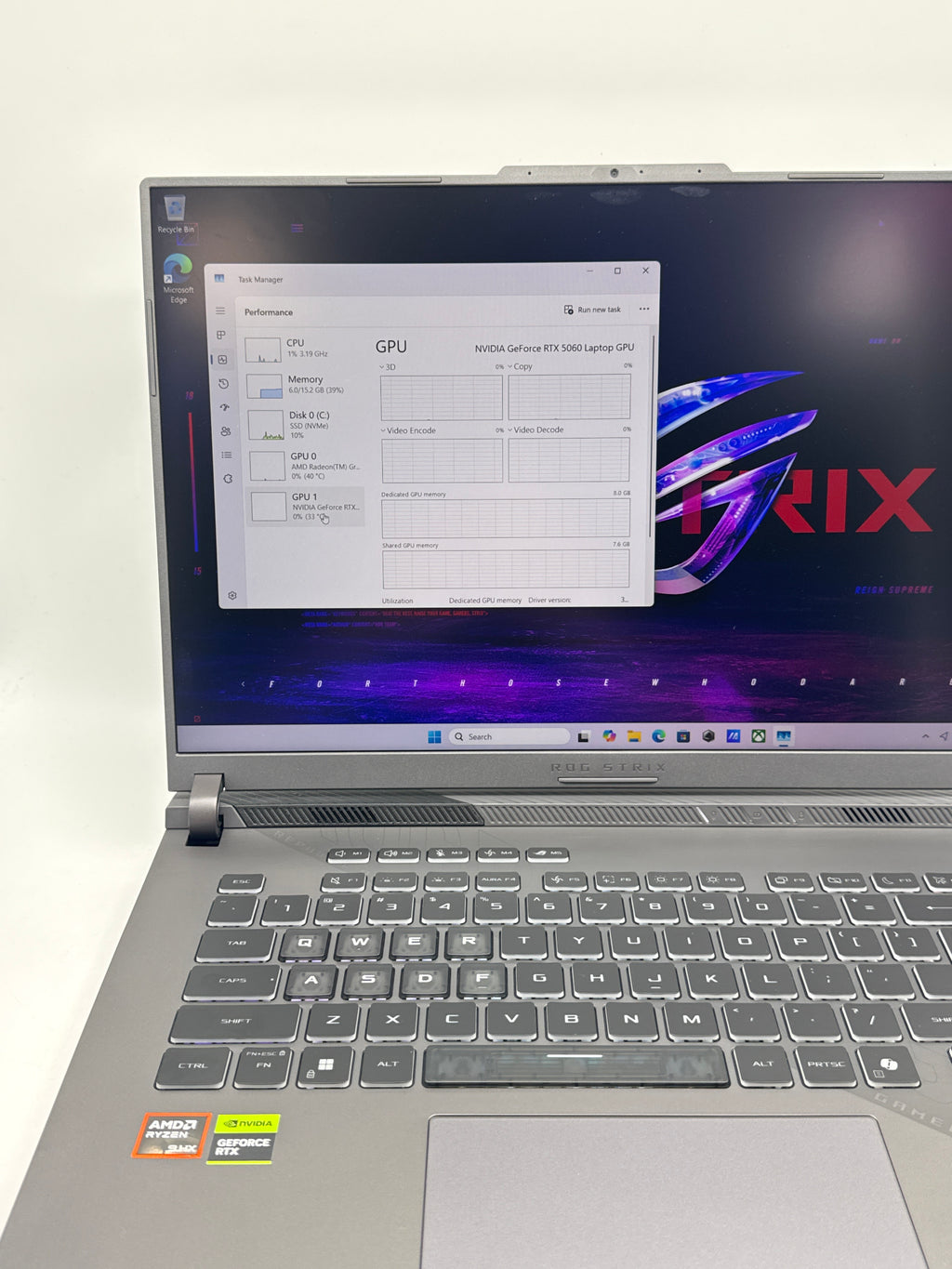 Asus ROG Strix G614J 16" Ryzen 9 9955HX 16GB 1TB SSD RTX 5060 - Used