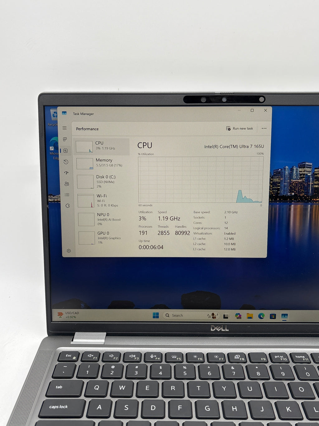 Dell Latitude 7450 14" Ultra 7 165U 32GB RAM 512GB SSD Gray - Used