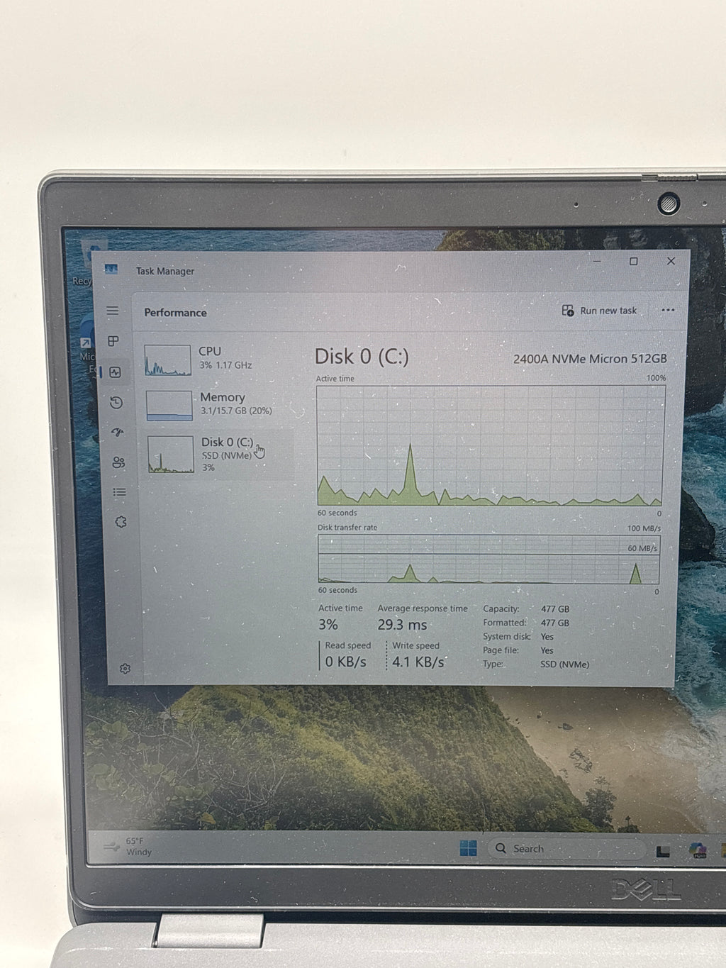 Dell Latitude 3550 15" FHD I7-1355U 512GB 16GB W11P - Used