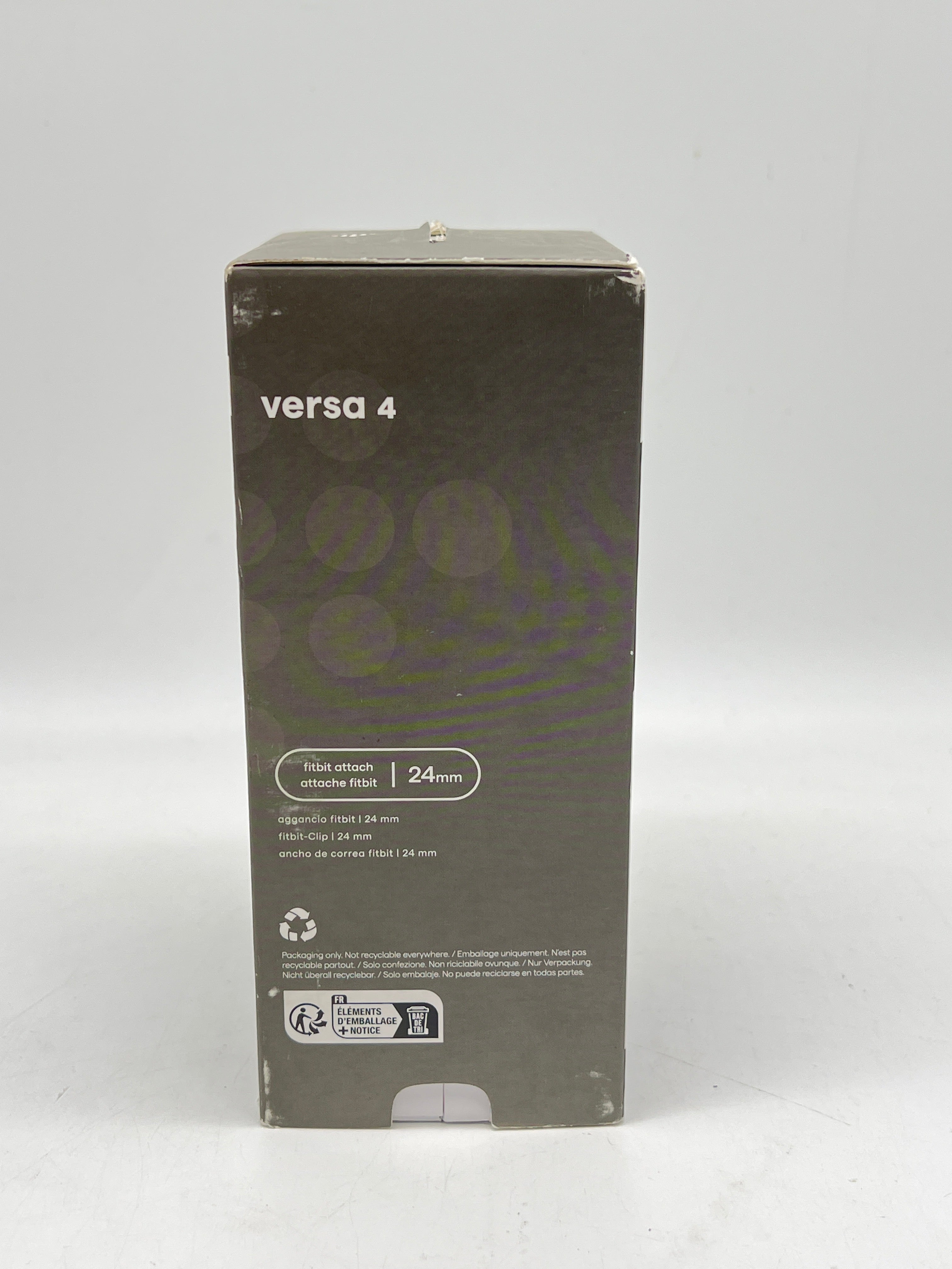 Fitbit Versa 4 24mm Smart Watch Graphite/Black - New In Box