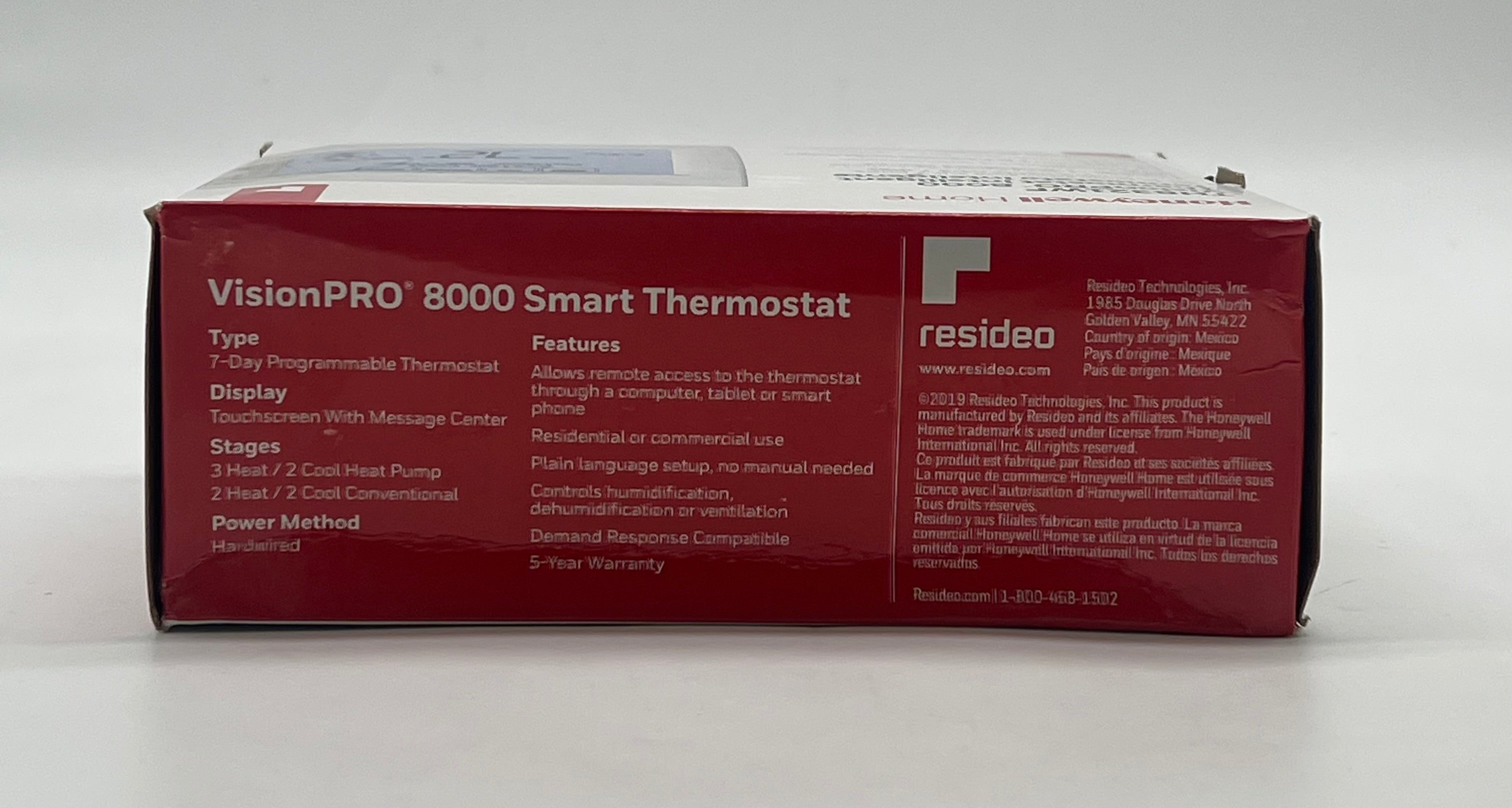 Honeywell Vision Pro 8000 Thermostat White - New In Box