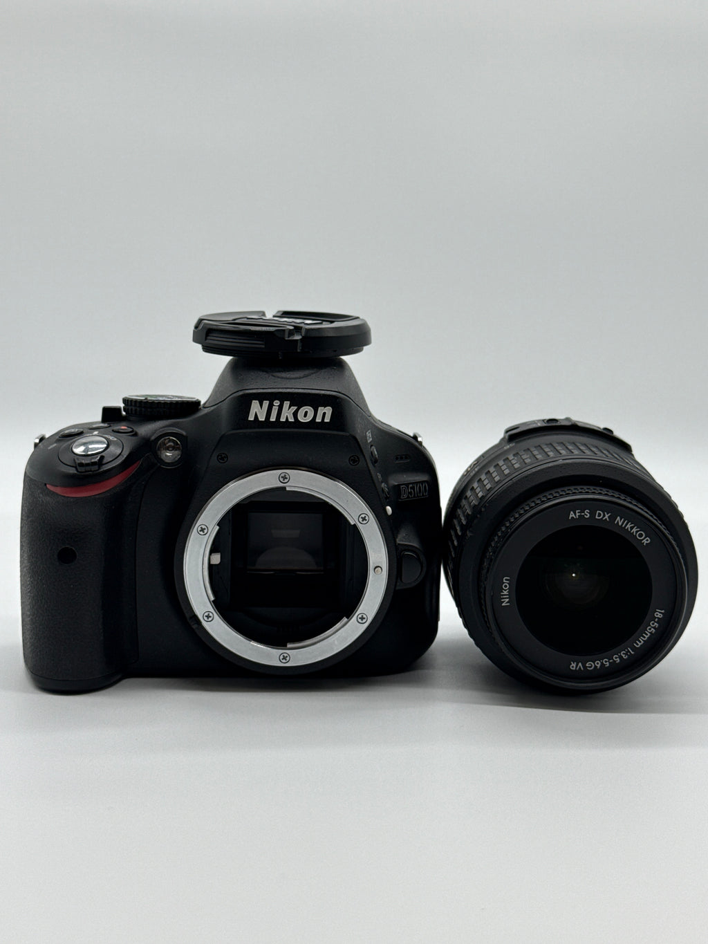 Nikon D5100 DSLR Camera 3.1x Optical Zoom 16.2MP Black with 18-55mm AF-S DX VR Lens