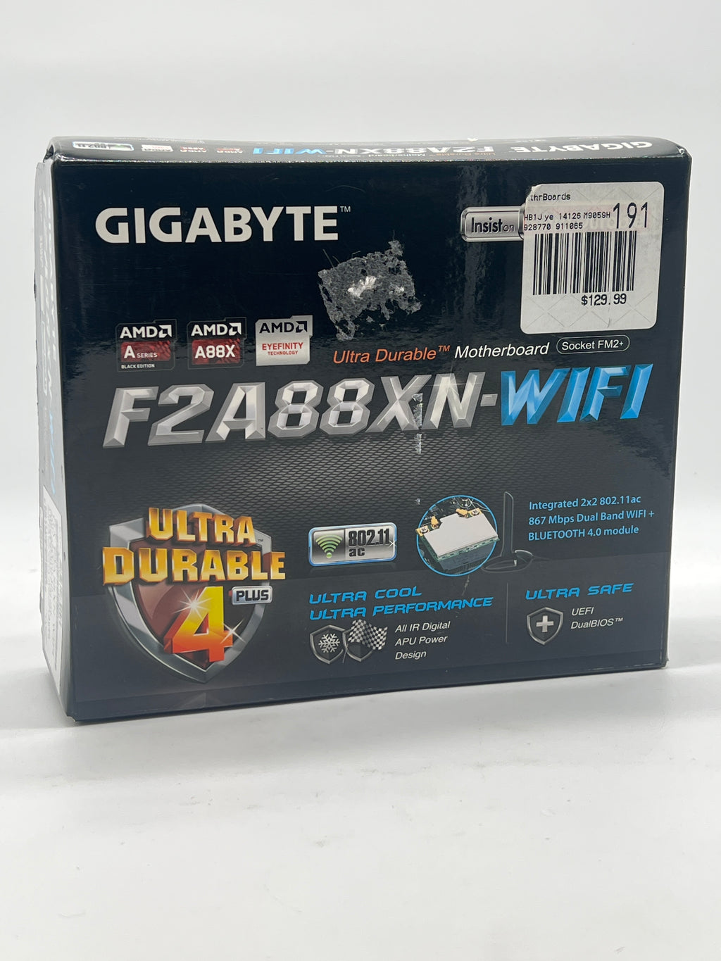 Gigabyte F2A88XN-WIFI Mini-ITX Socket FM2 Motherboard - New in box