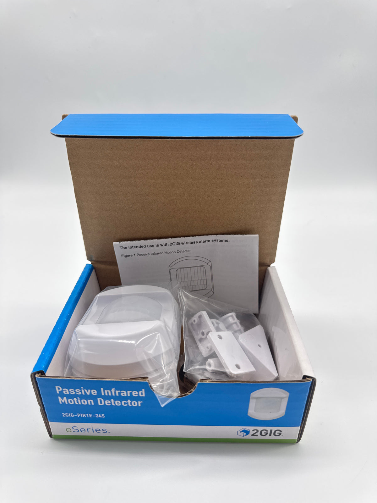 2GIG PIR1E-345 Wireless PIR Motion Detector 345MHz Pet Immunity - Open Box