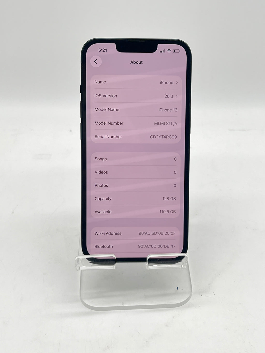 Apple iPhone 13 128GB Cricket Midnight - Used