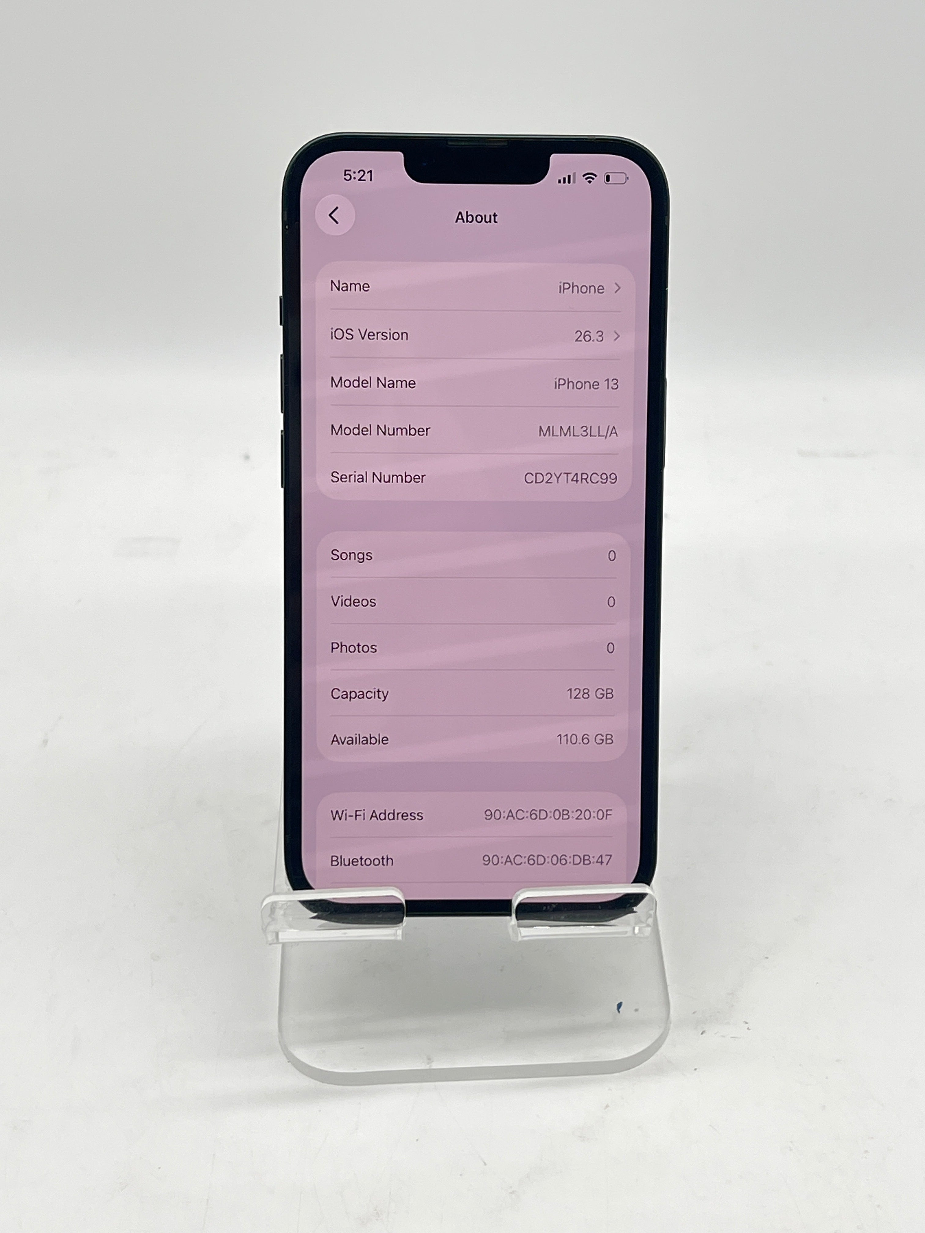 Apple iPhone 13 128GB Cricket Midnight - Used