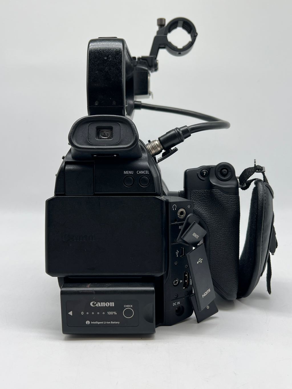 Canon EOS C100 Cinema Camcorder Camera  w/ top and side handle - Used