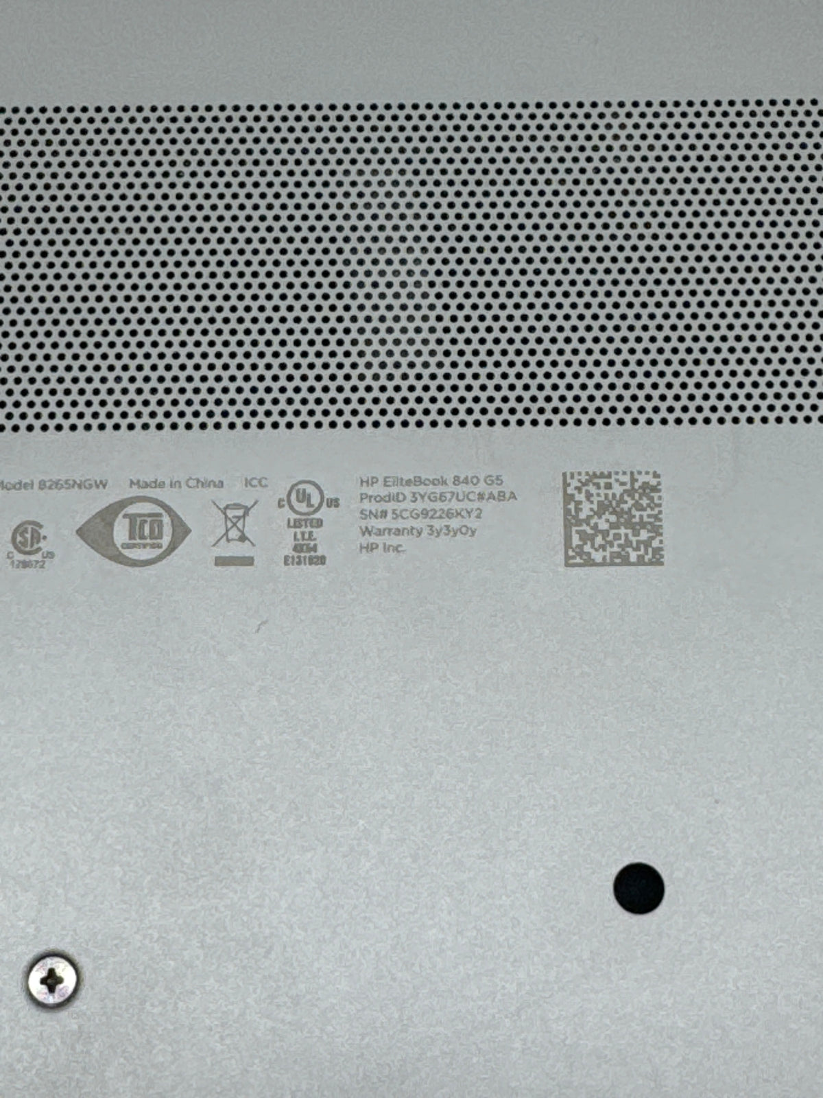 HP EliteBook 840 G5 14" Core i5-8365U 8GB RAM 256GB SSD - Used