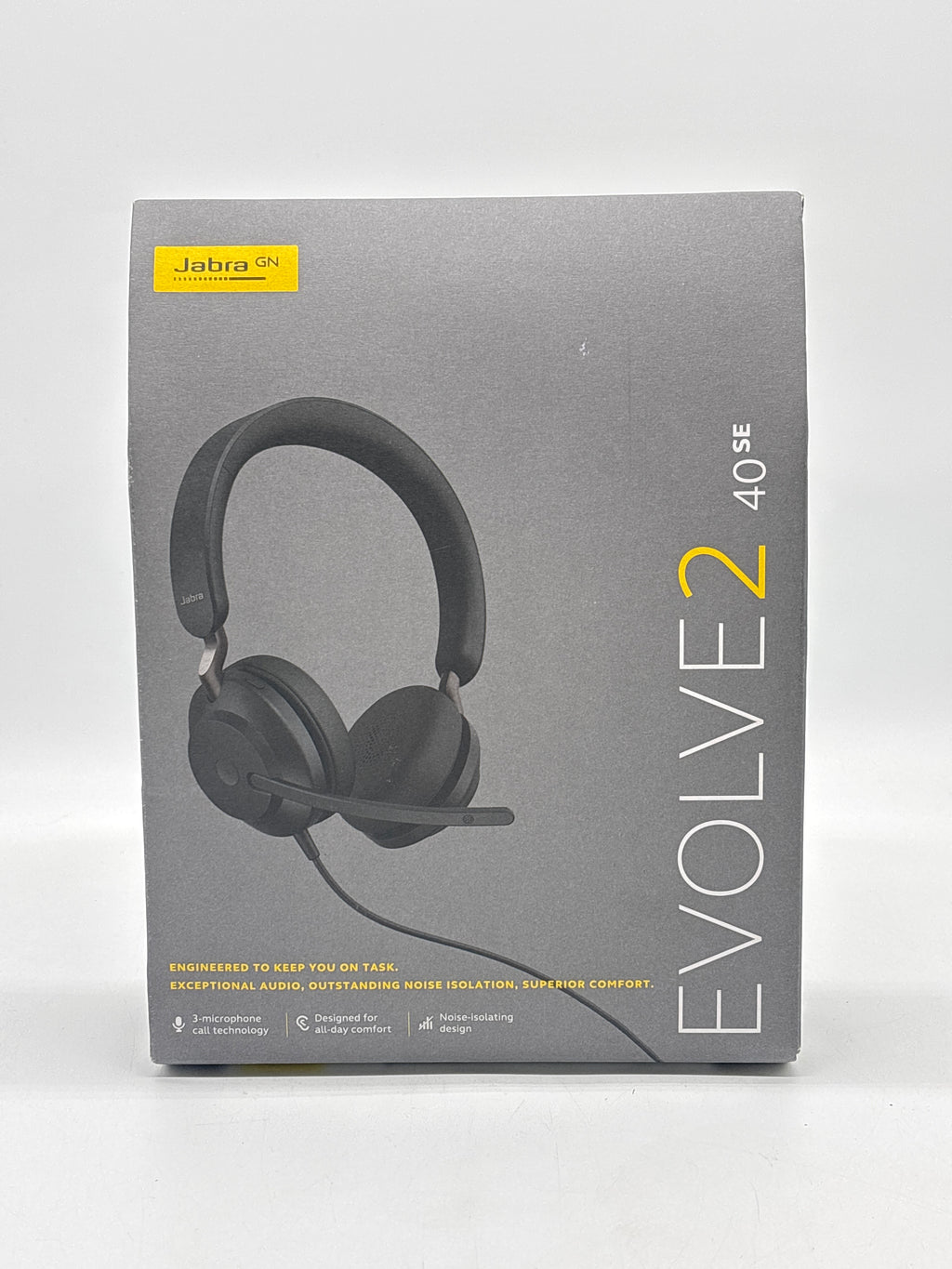 Jabra Evolve2 40 SE USB-A UC Stereo Wired Headset - New in Box